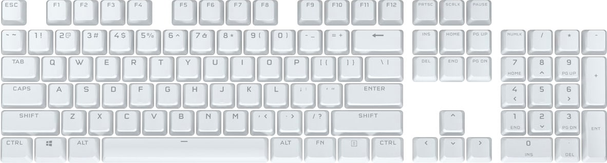 Corsair Tastatur-Tastenkappen »PBT DOUBLE-SHOT PRO-Tastenkappen-Mod-Kit«