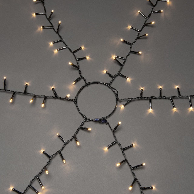 KONSTSMIDE LED-Baummantel »Weihnachtsdeko aussen, Christbaumschmuck«, 1080  St.-flammig, Micro LED Compactlights Lichterkette mit Ring, 6 Stränge à 180  Dioden auf Raten bestellen