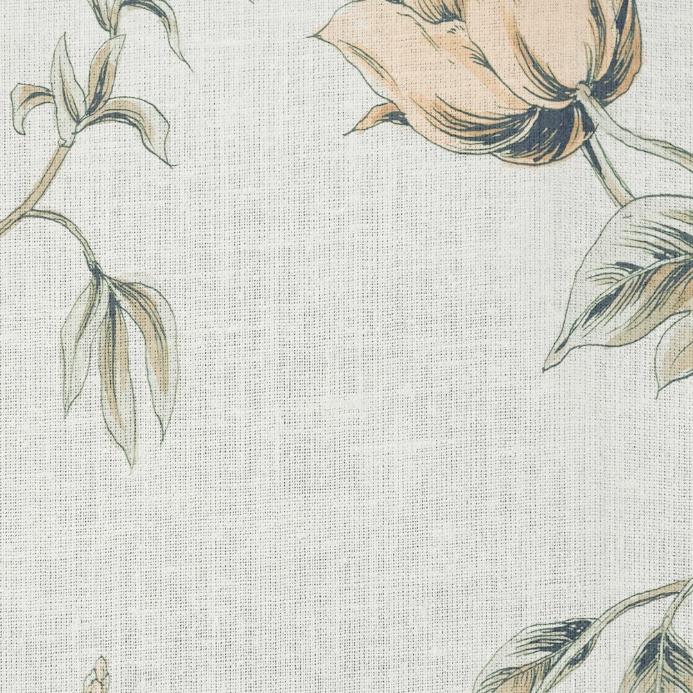 Komar Fototapete »Vlies Fototapete - Peachy Flora - Größe 300 x 250 cm« Motiv | bedruckt glatt