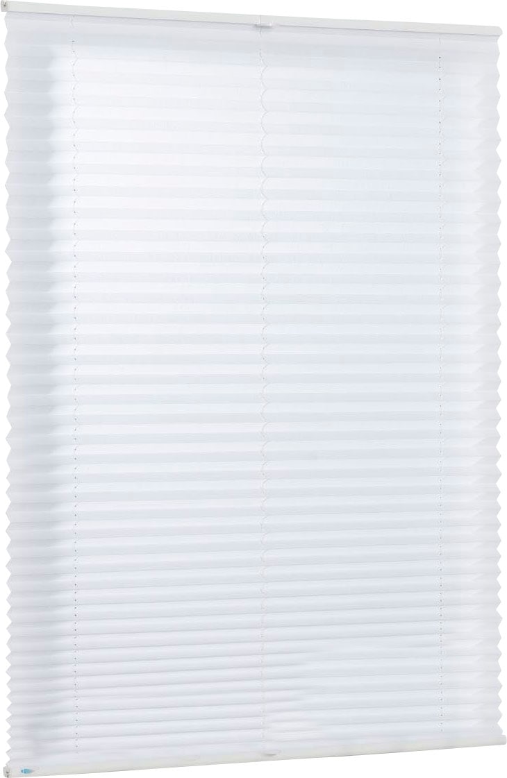 K-HOME Plissee »Klemmfix Pisa«, Lichtschutz, ohne Bohren, verspannt, Crushed-Optik