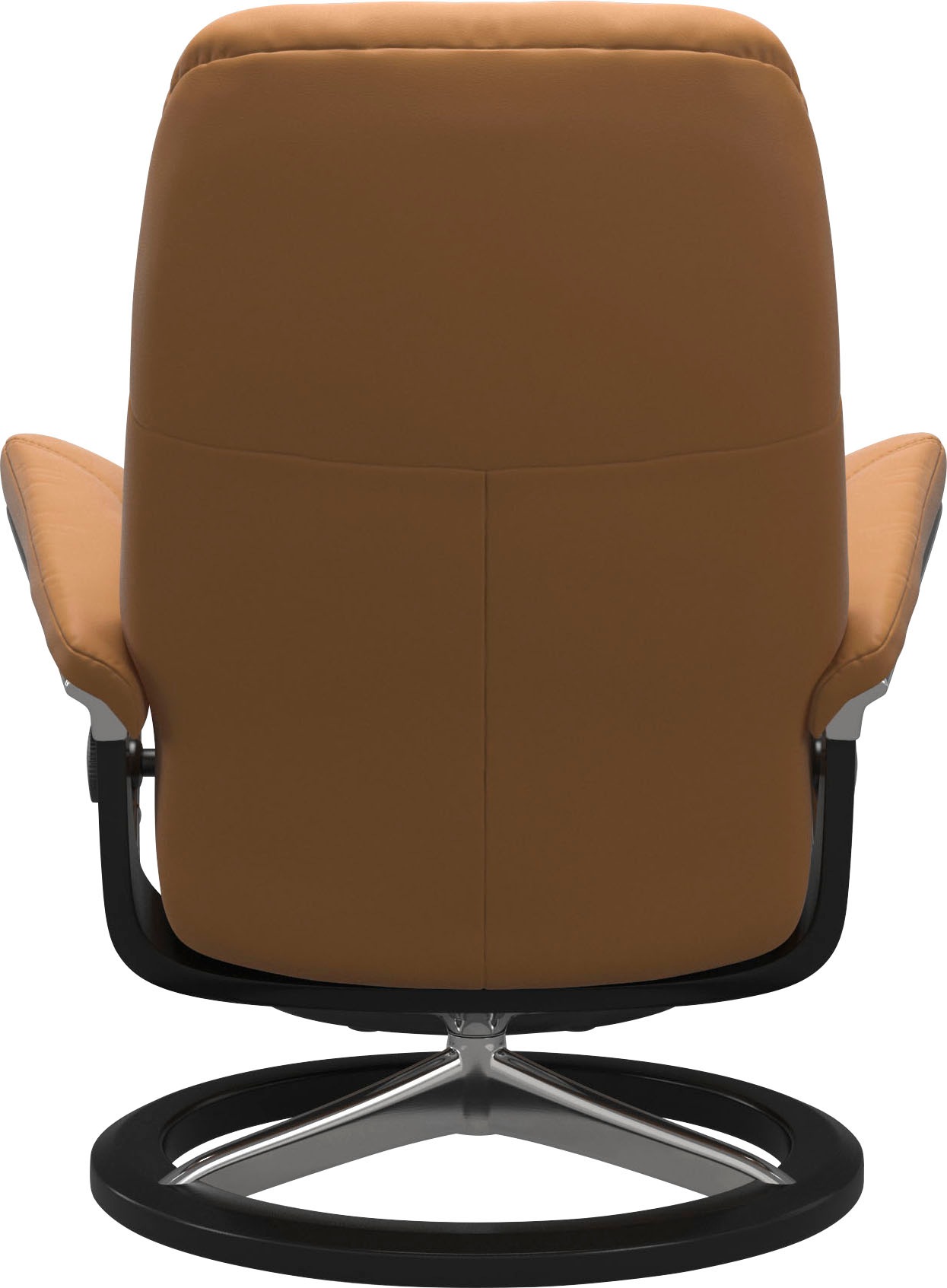 Stressless® Relaxsessel »Consul«, (Set, Relaxsessel mit Hocker), mit Hocker, mit Signature Base, Größe L, Gestell Schwarz
