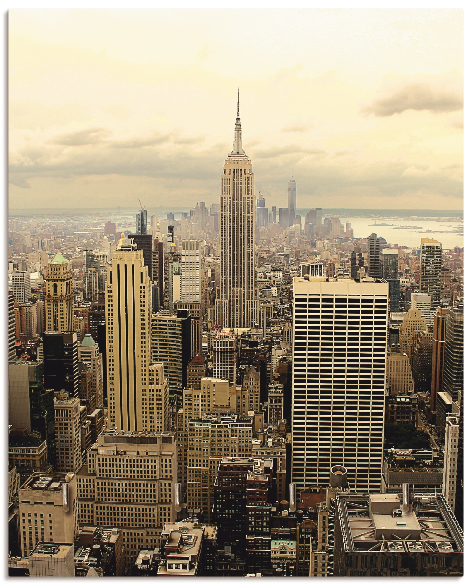 Artland Hakenleiste »Skyline Manhattan - New York«, MDF