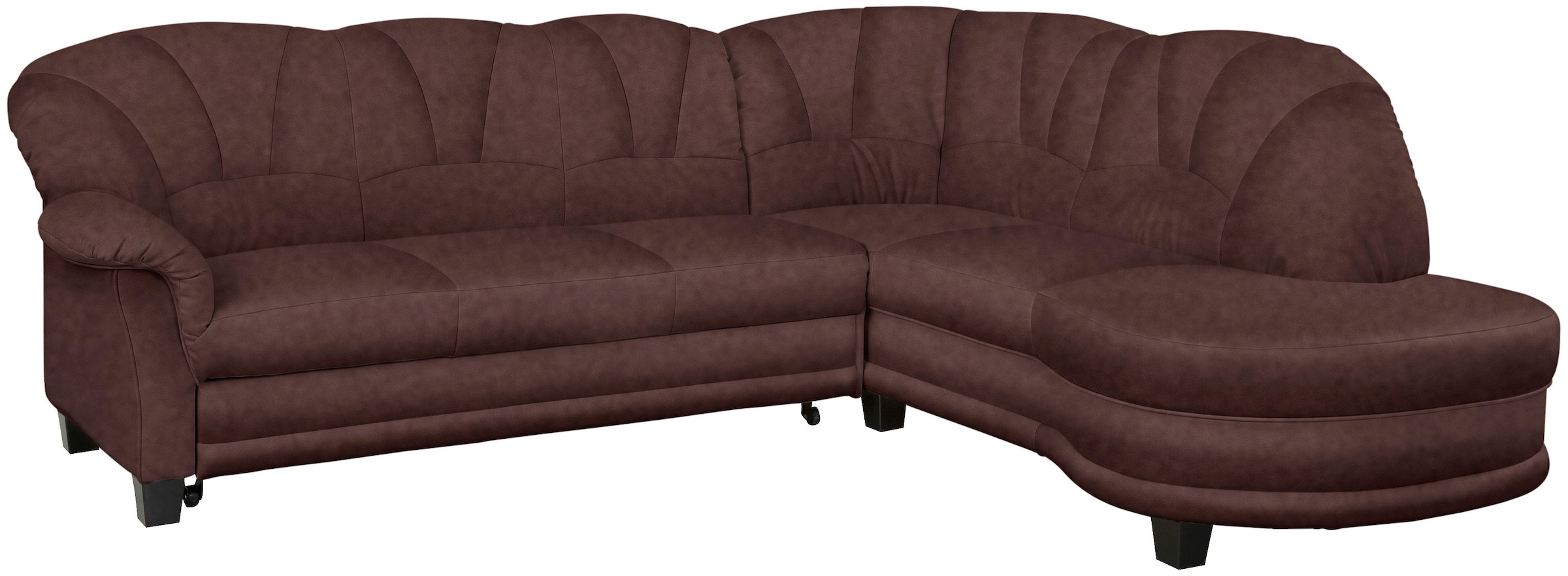 Home affaire Ecksofa »Camelita, Landhaus Sofa, 2 Varianten: Recamiere- oder Ottomane, L-Form«, wahlweise mit Bettfunktion