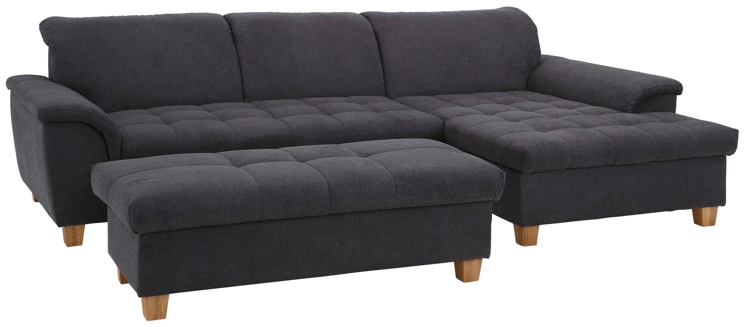 Home affaire Ecksofa »Lyla fester Sitzkomfort, bequeme Armlehnen, Breite 27 günstig online kaufen