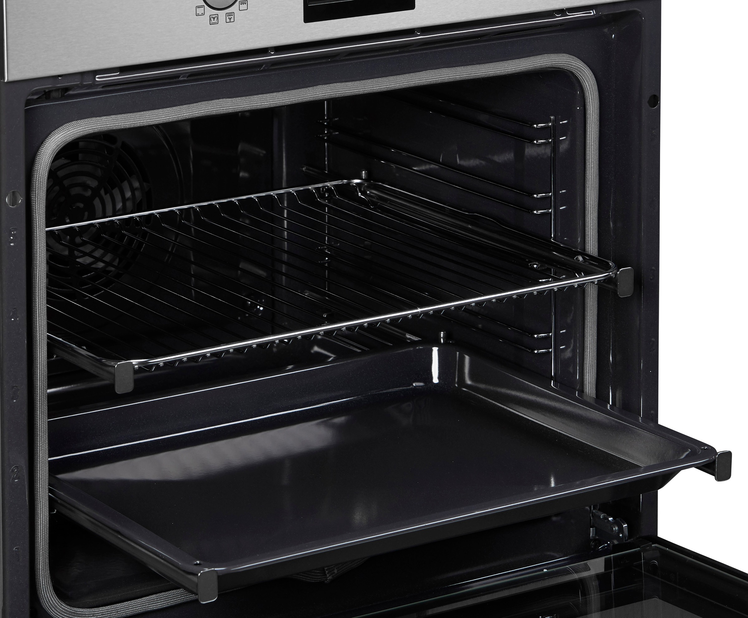 AEG Einbaubackofen »BPS33102ZM«,  Pyrolyse-Selbstreinigung, Backauszug, 2 Paar