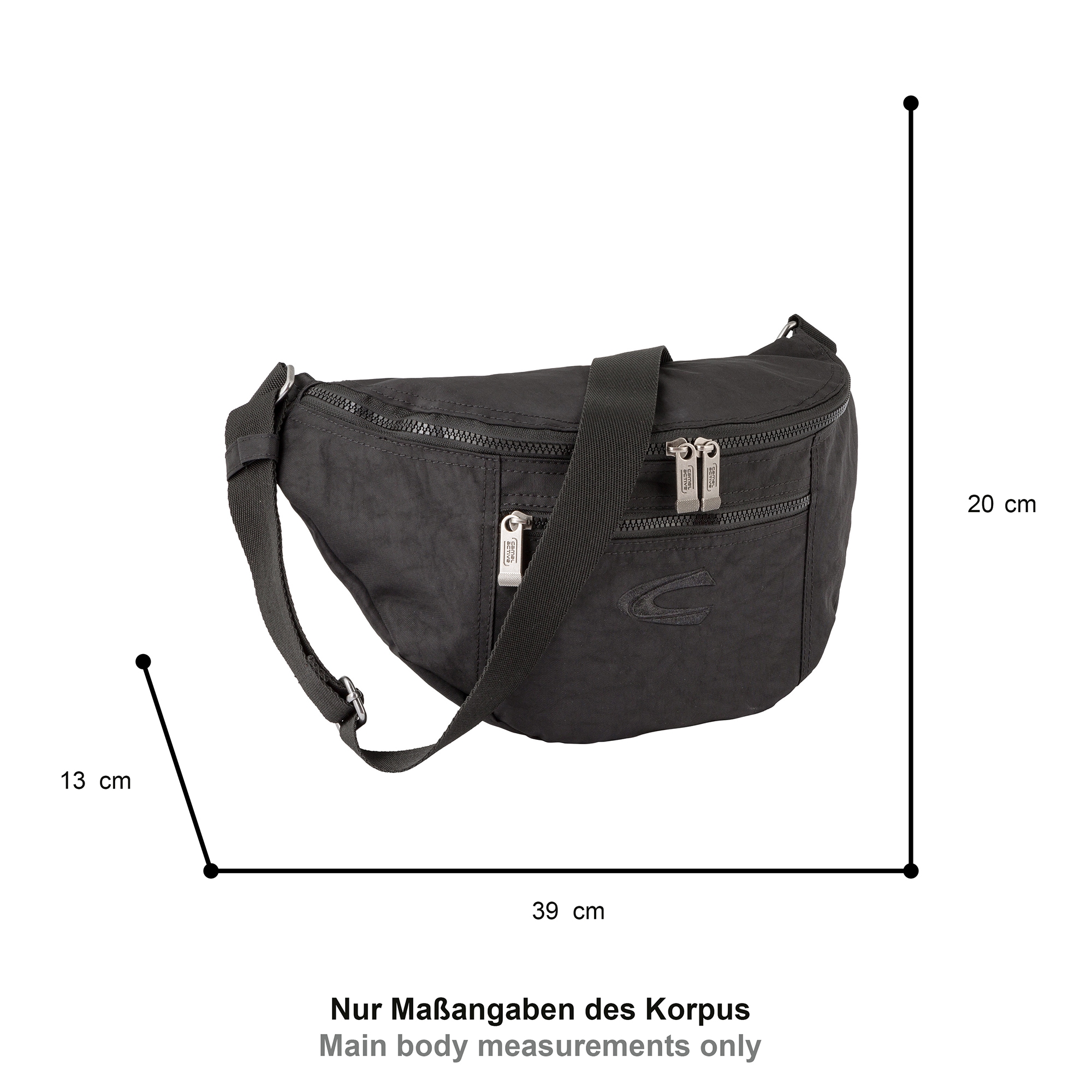 camel active Umhängetasche »Journey« aus leichtem robusten Nylon, funktional perfekt für alle Lebenslagen