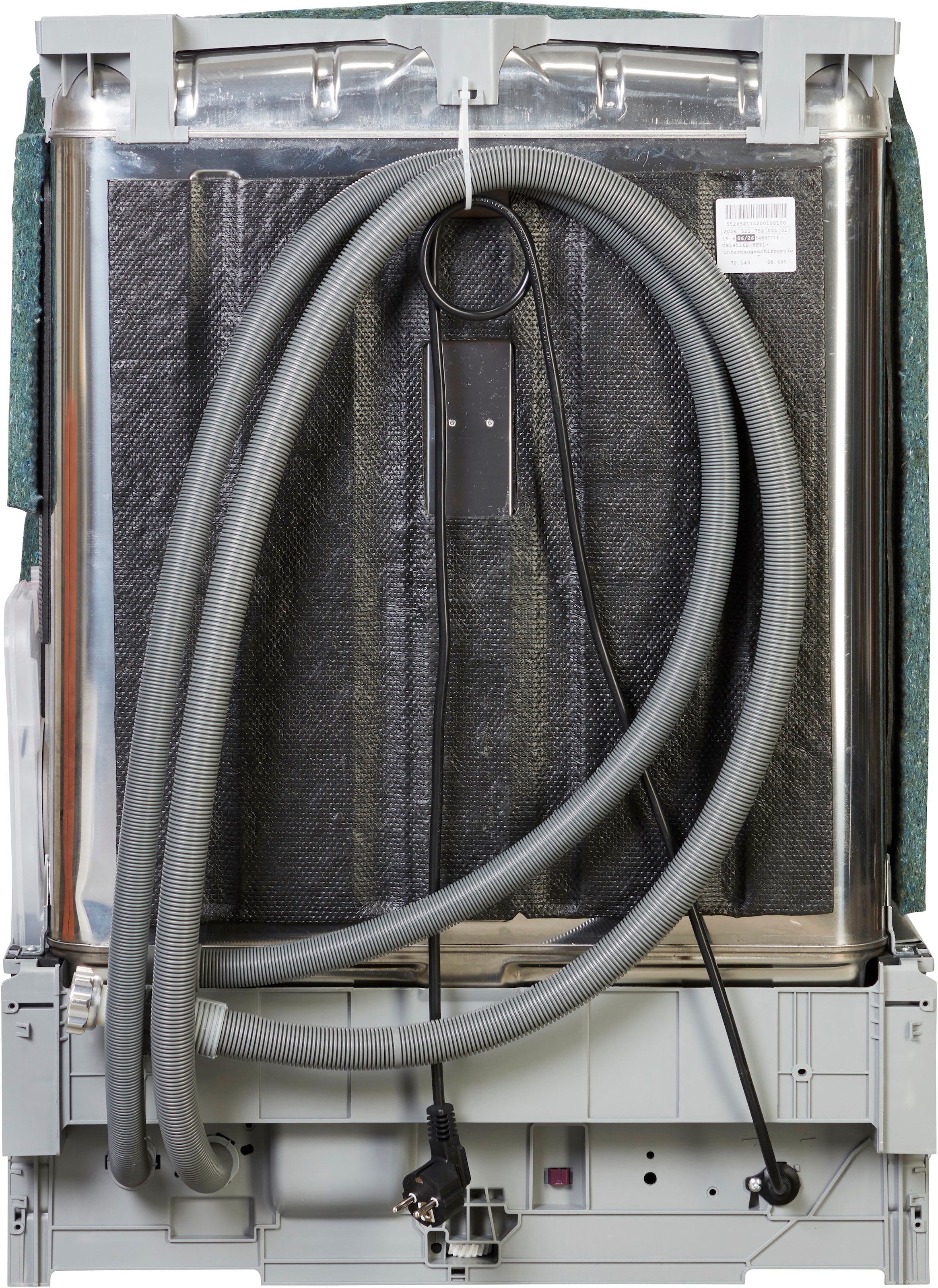 GORENJE Unterbaugeschirrspüler »GU663C95X« 9,4 l 16 tlg. Maßgedecke 16 Maßgedecke, auto. Türöffnung, Besteckschublade