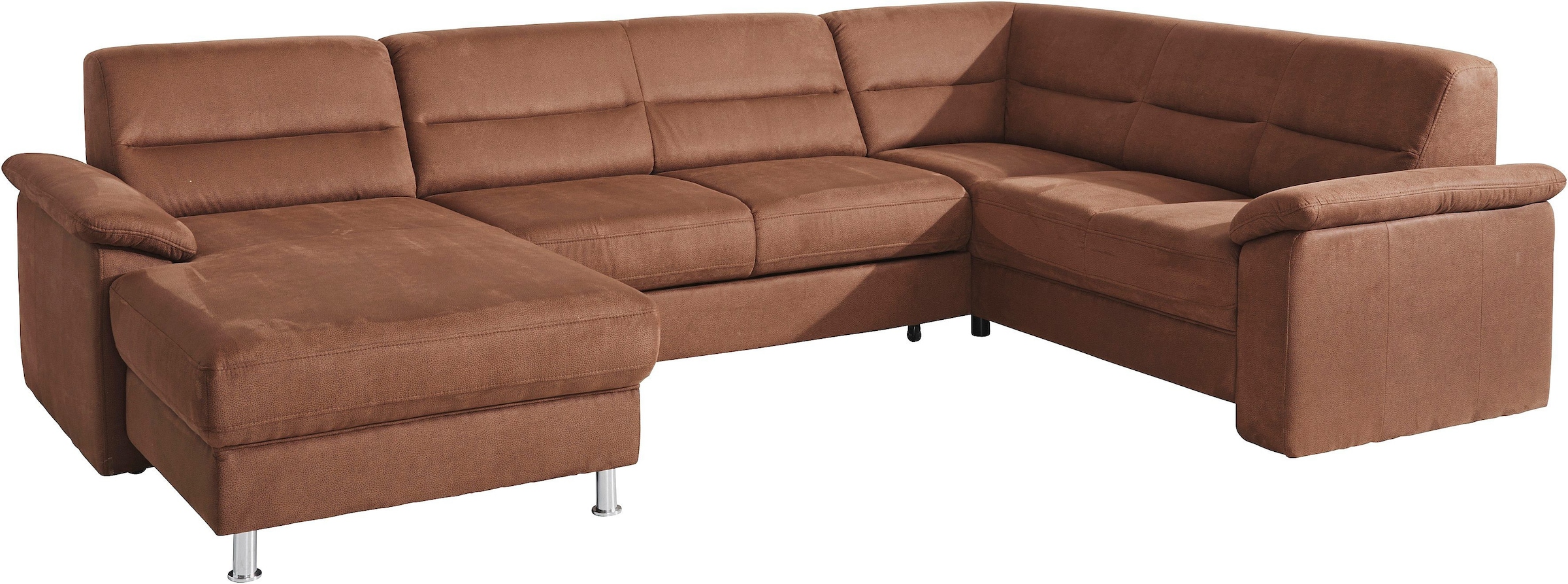 sit&more Wohnlandschaft »Ascara U-Form«, inklusive Boxspring/Federkern-Polsterung, wahlweise mit Bettfunktion