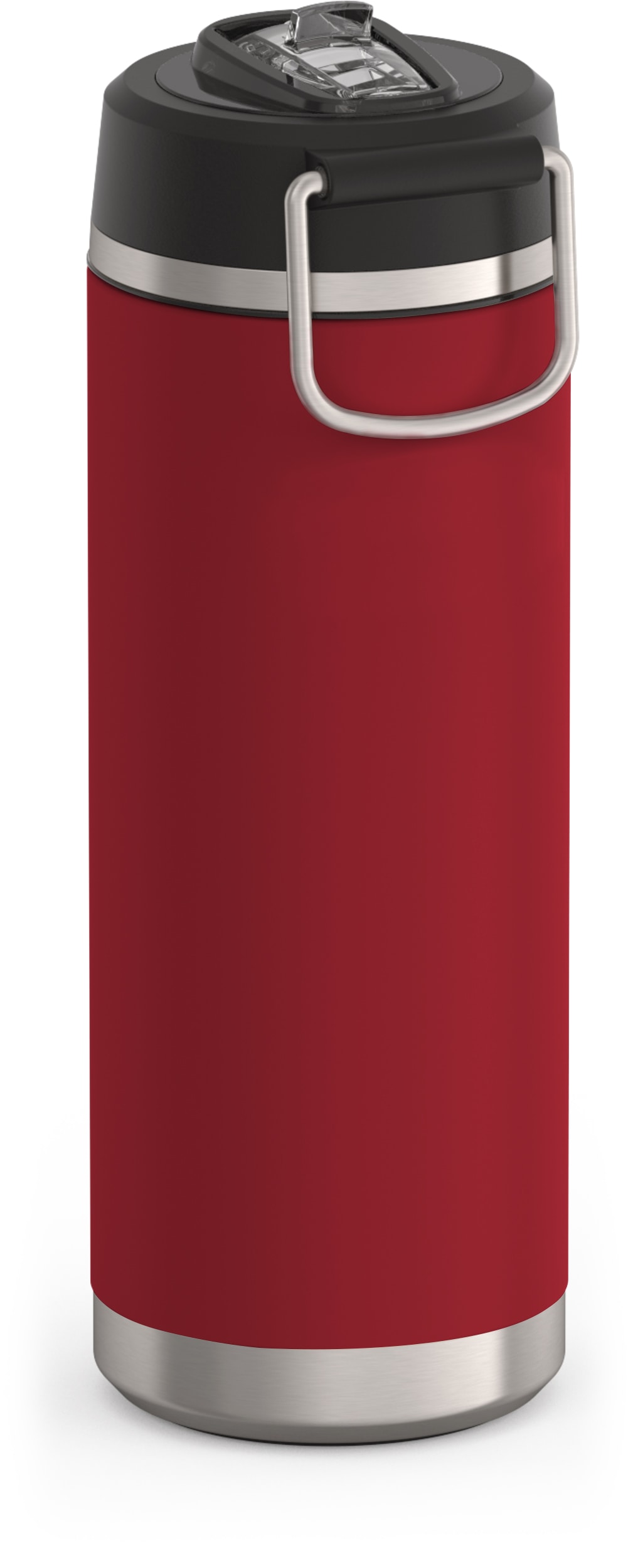 THERMOS Isolierflasche »ICON WATER BOTTLE, Edelstahlkörper, spülmaschinenfest«, (1 tlg.), 0,71l, 12h kalt, schappsicher mit einklappbarem Flip-Strohalm