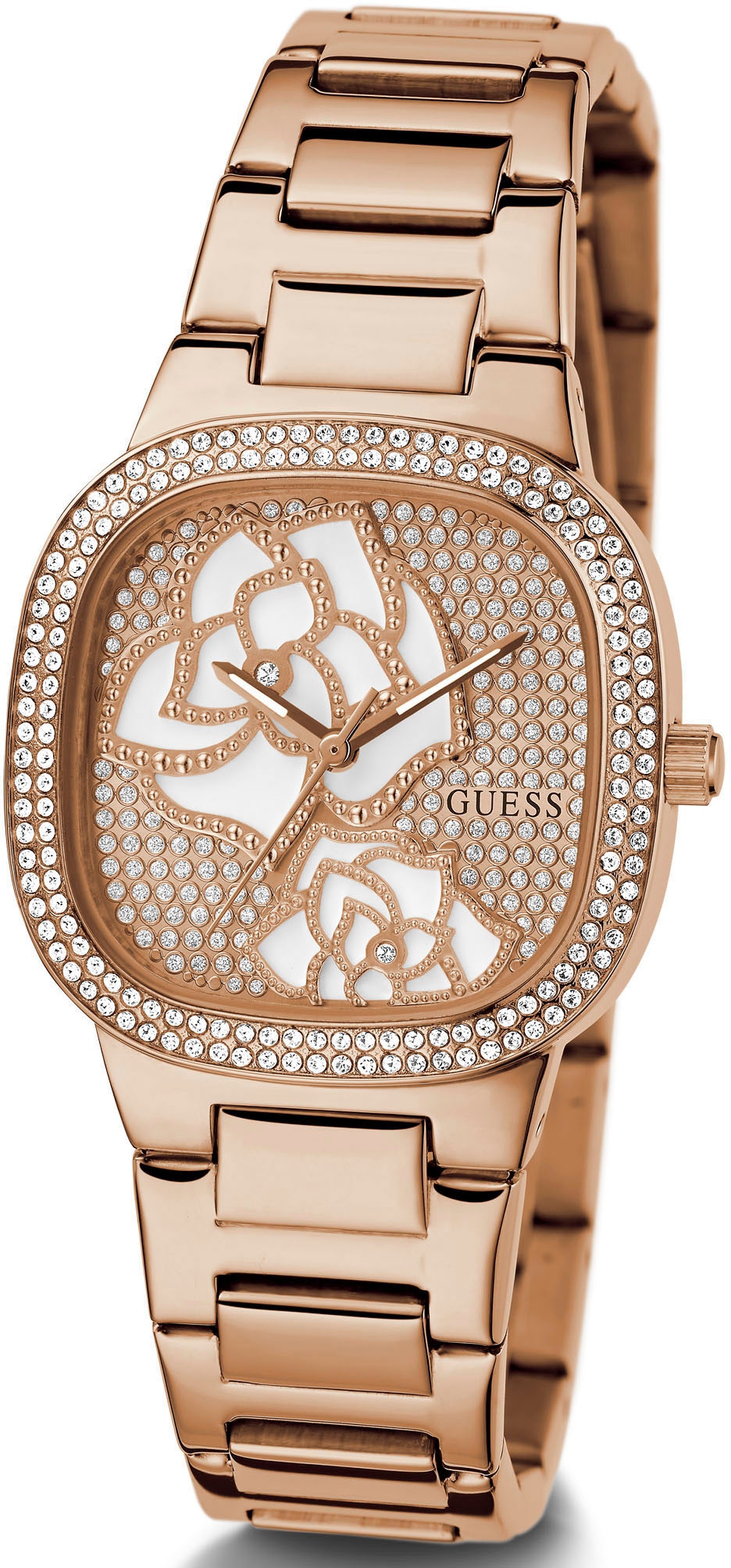 Guess Quarzuhr »ROSE BUD«, Armbanduhr, Damenuhr
