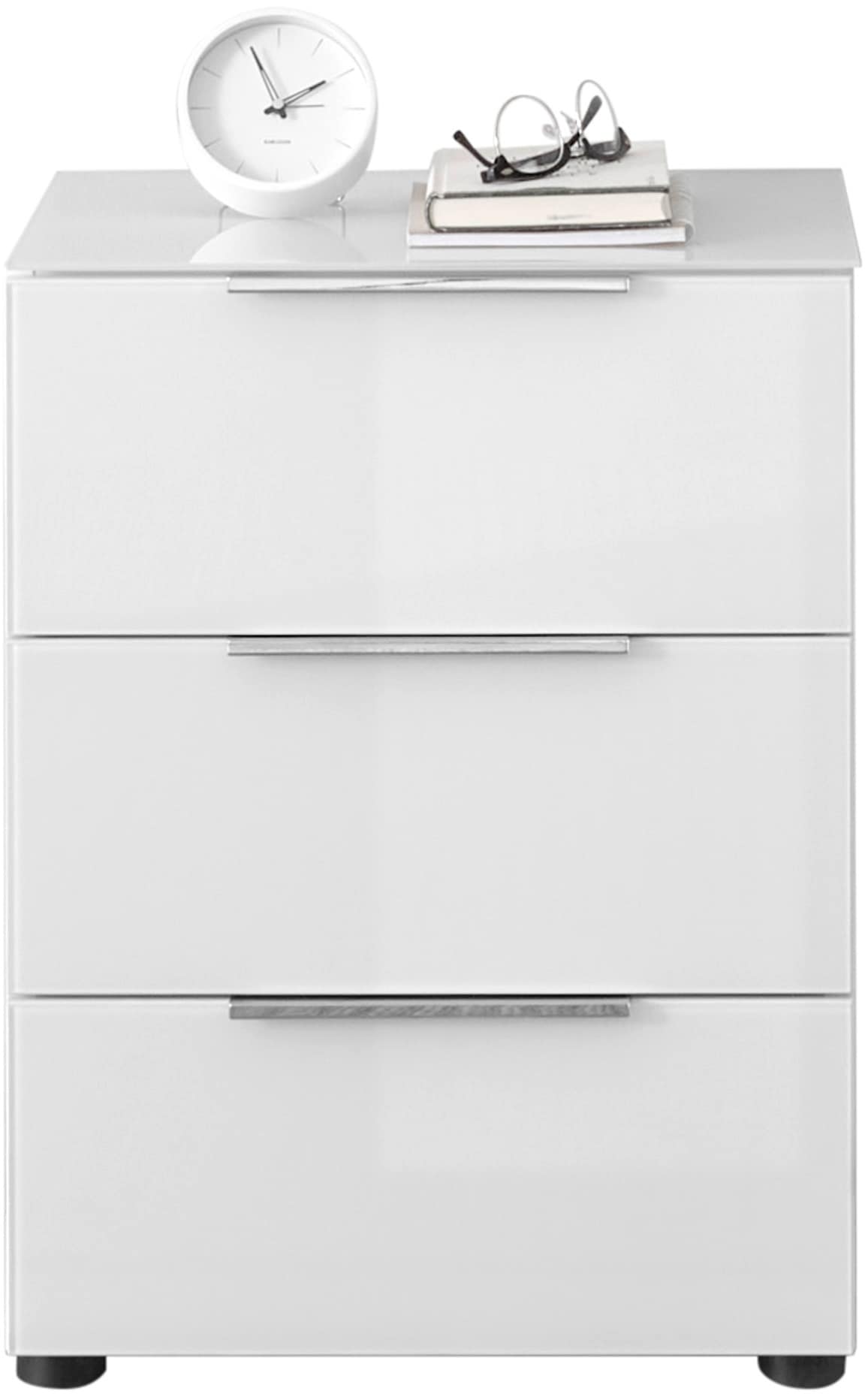 HBZ Kommode »Santorin Nachtkonsole, BxHxT 45x61x40 cm«, (1 St.), Breite 45cm, Softclose für Schubkästen, Melaminbeschichtung