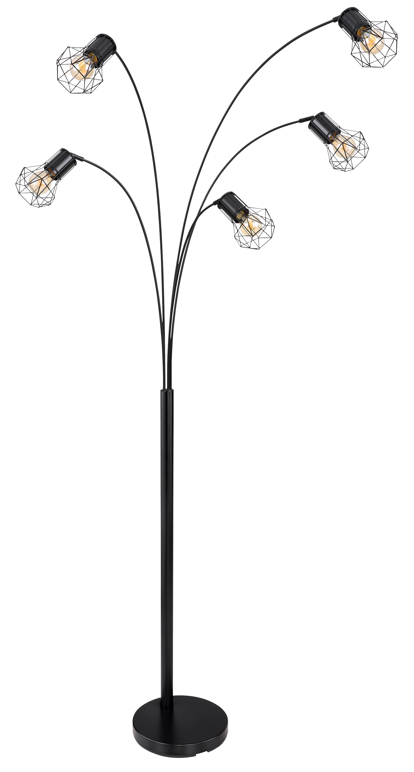 GLOBO LIGHTING Stehlampe »PRISKA« E27 1 Stk. Stehlampe Wohnzimmer Schlafzimmer Flur Design-Leuchte