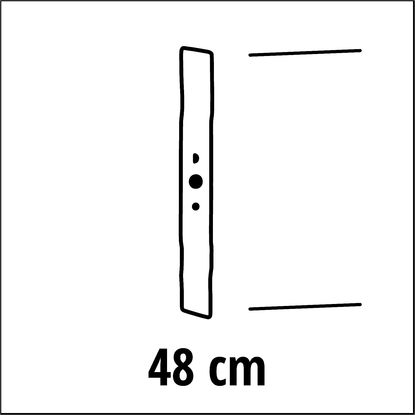 Einhell Rasenmähermesser »GE-CM 36/48 Li«, 48 cm Messerlänge