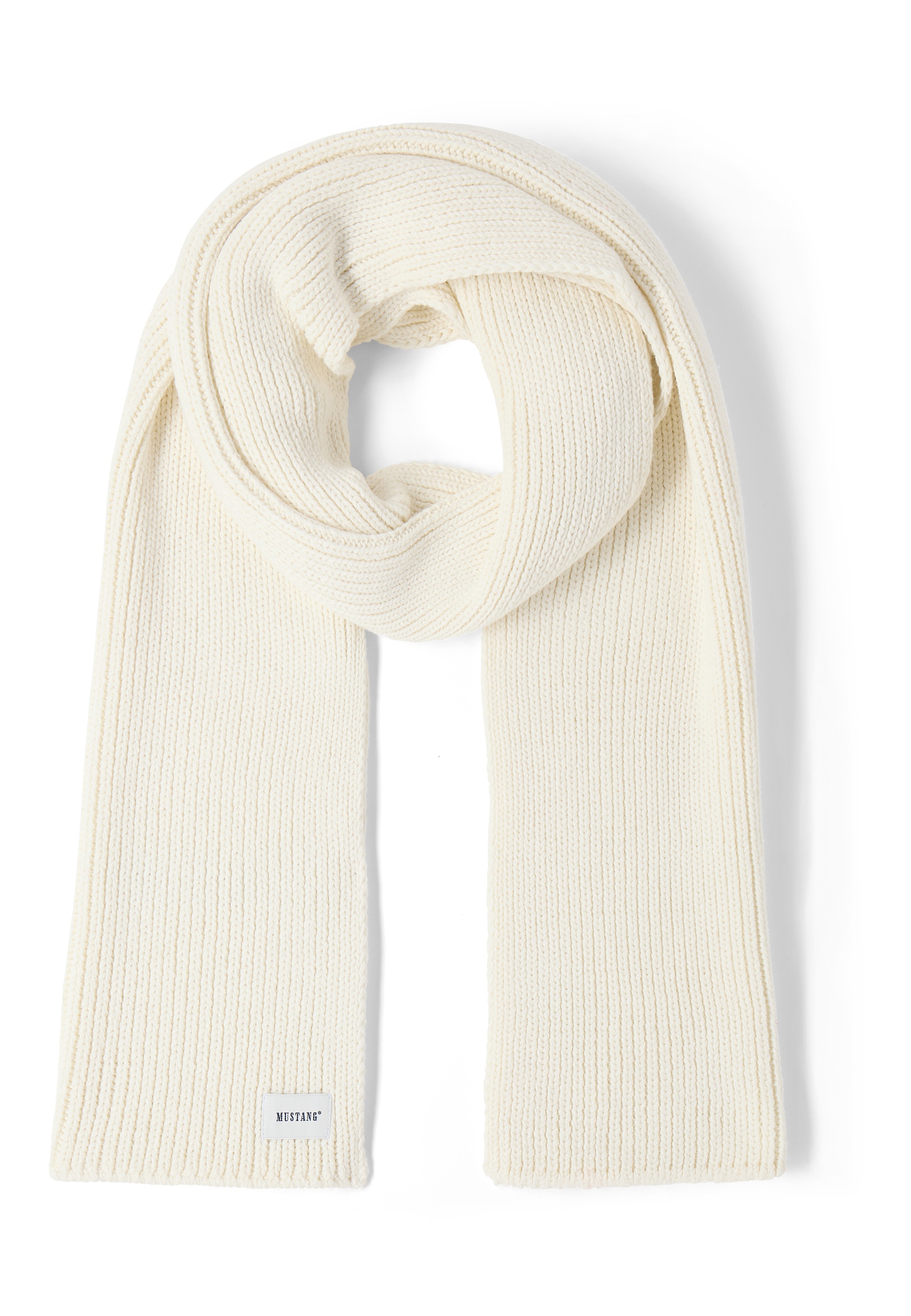 MUSTANG Schal »Damen Style Eva« offwhite