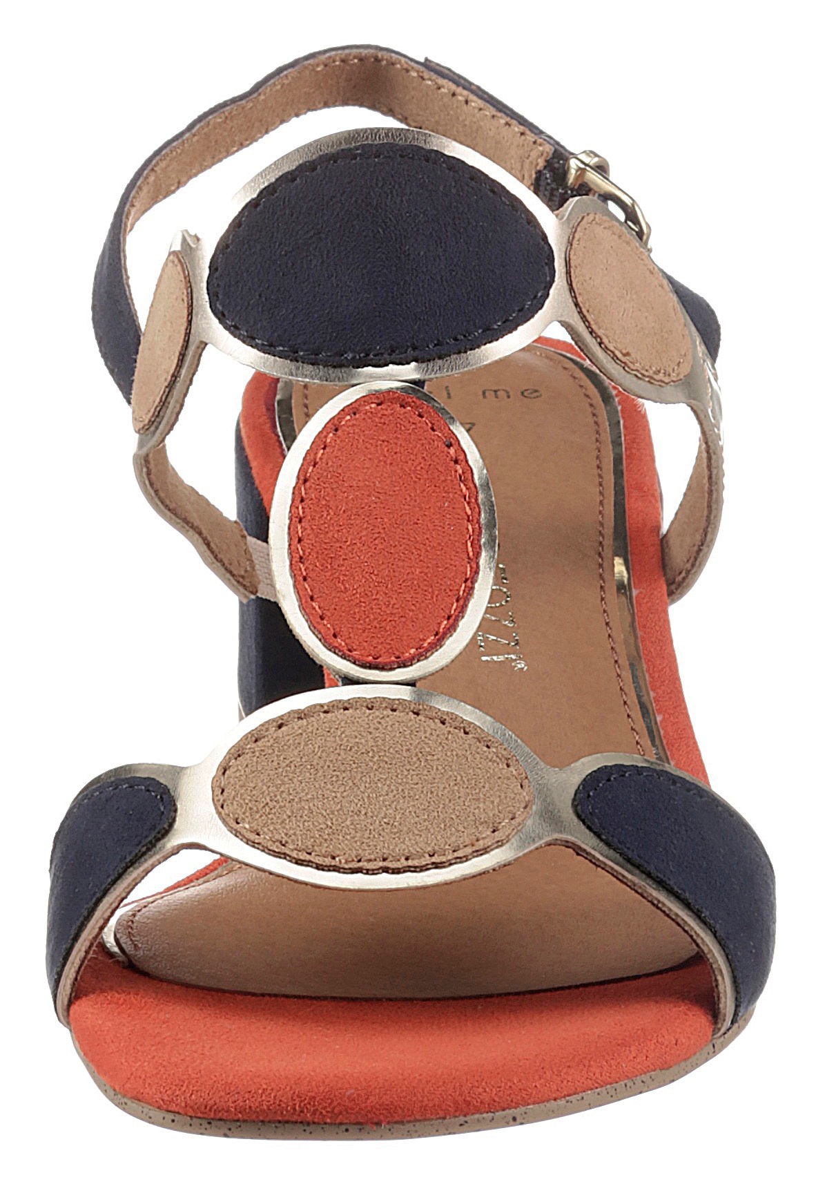 MARCO TOZZI Sandalette  , Blockabsatz, Sommerschuh, Riemchensandale mit verstellbarer Schnalle