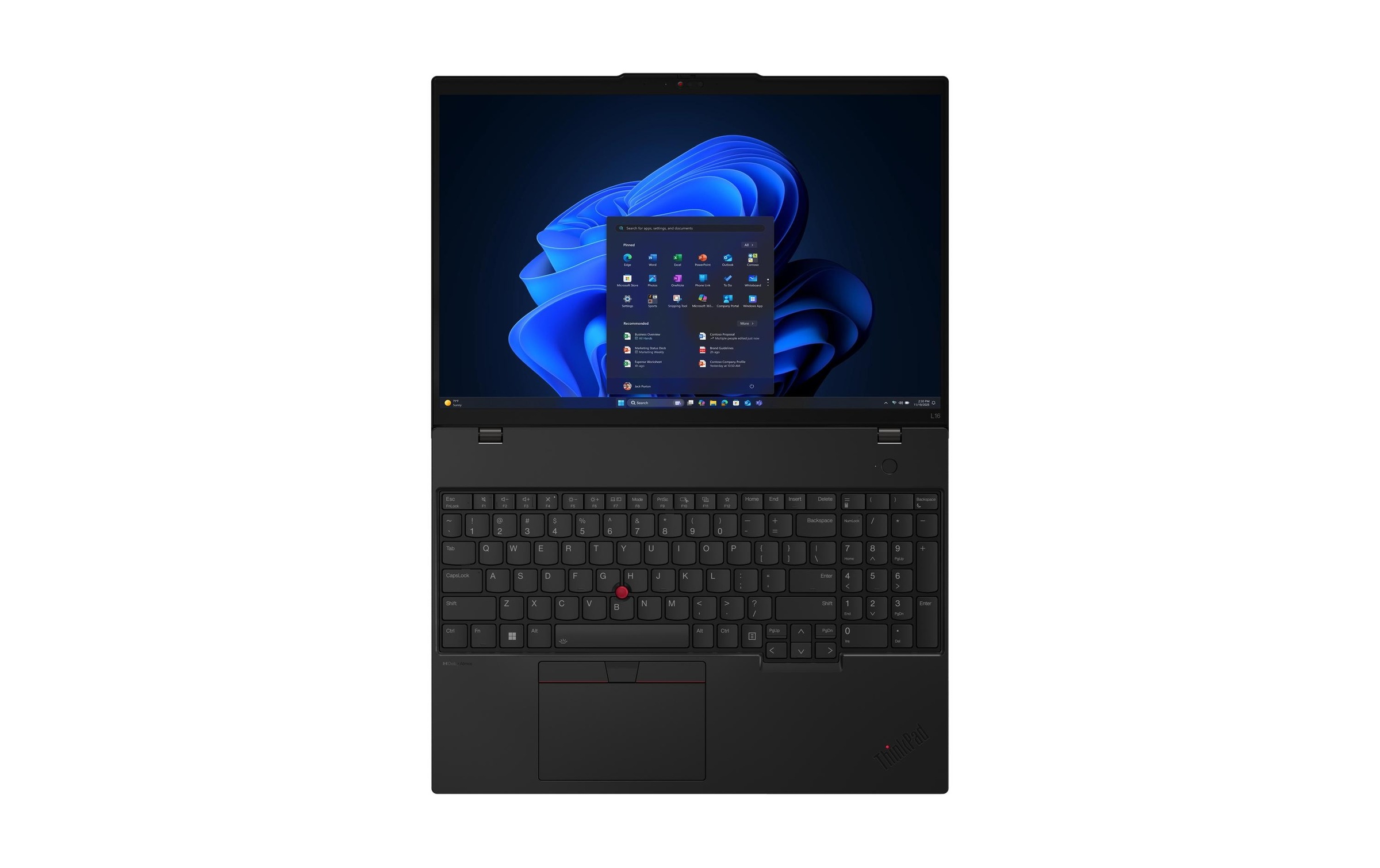Lenovo Notebook »ThinkPad L16 G2 (Intel)« / 16 ″ Intel Core Ultra 5 512 GB SSD