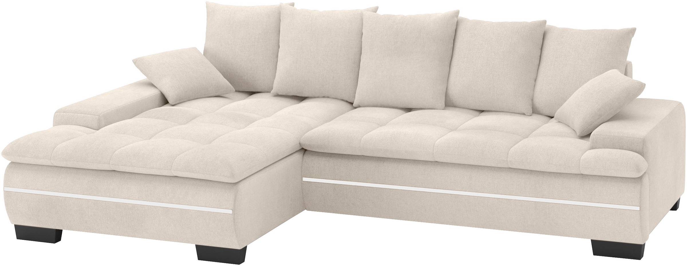 Mr. Couch Ecksofa »Haiti II, L-Form«, RGB-LED Beleuchtung, Kaltschaum, wahl günstig online kaufen
