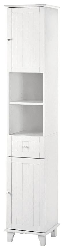 welltime Hochschrank »Venezia Landhaus« Badmöbel, aus massiver Kiefer, 2 Tü günstig online kaufen