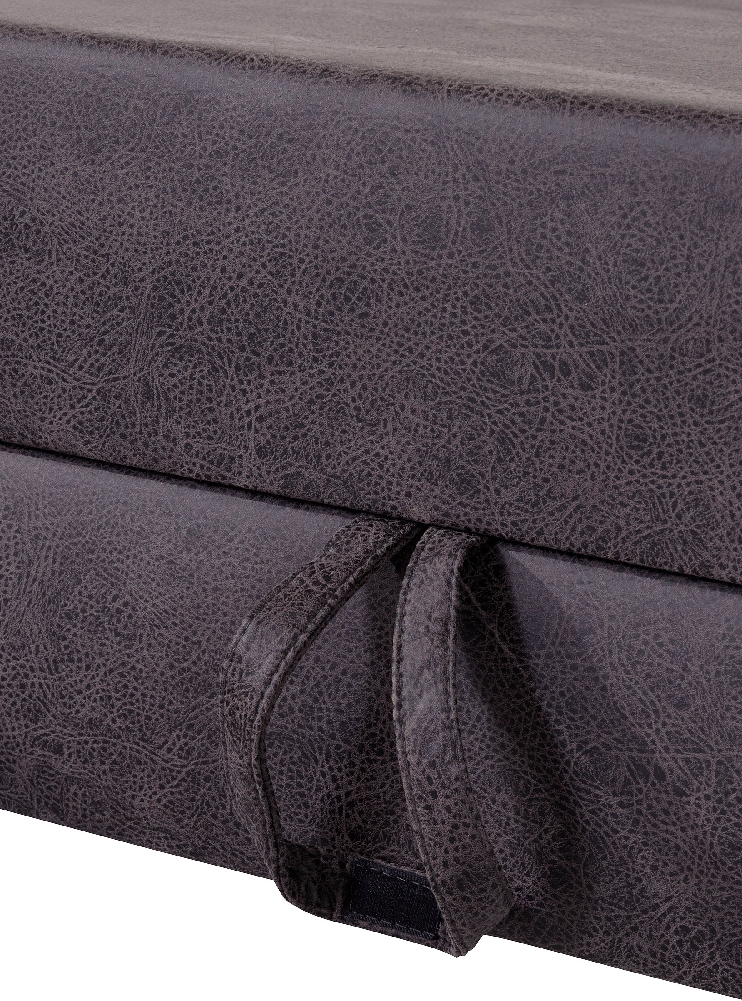sit&more Ecksofa »Bologna L-Form«, Kopfteilverstellung, wahlweise mit Bettfunktion und Schubkasten
