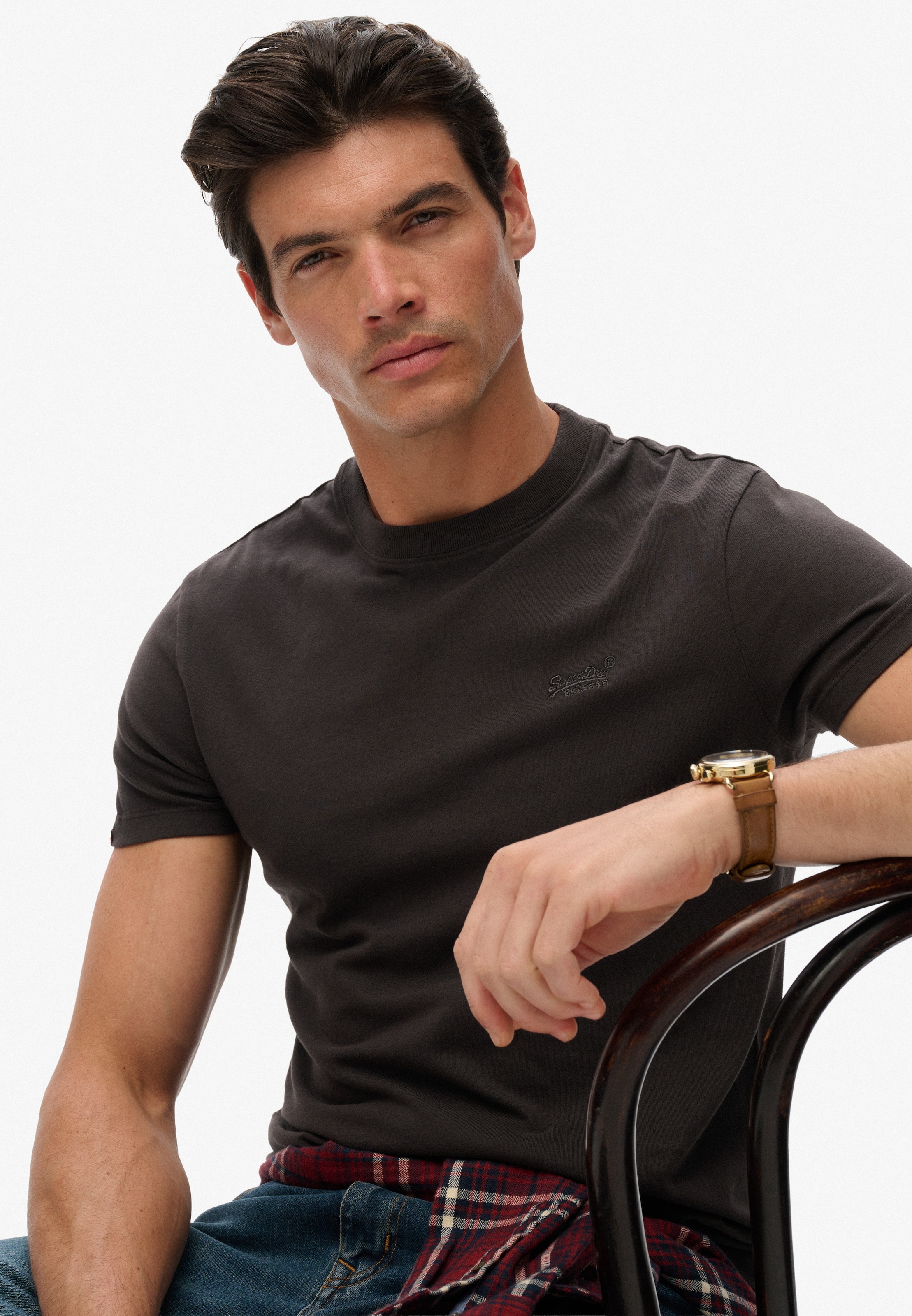 Superdry Rundhalsshirt »ESSENTIAL LOGO EMB TEE«