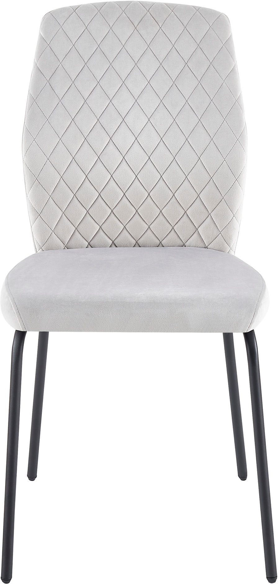 SalesFever 4-Fußstuhl »Esszimmerstuhl mit elegantem Stil« (Set) 2 Stk.2er S günstig online kaufen