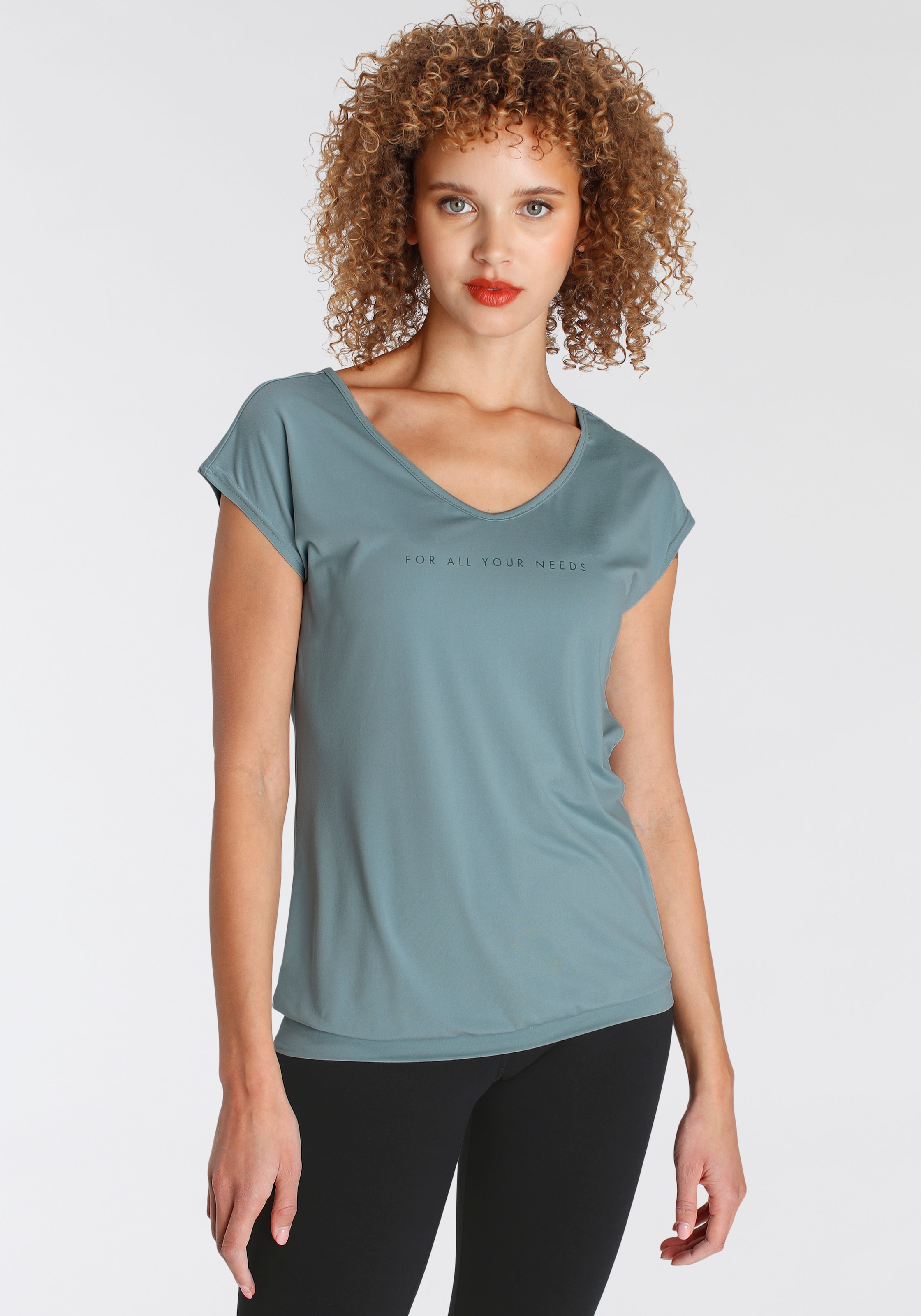 FAYN SPORTS Funktionsshirt »Cuffed Tee« atmungsaktiv,  schnell trocknend,  aus Jerseystoff