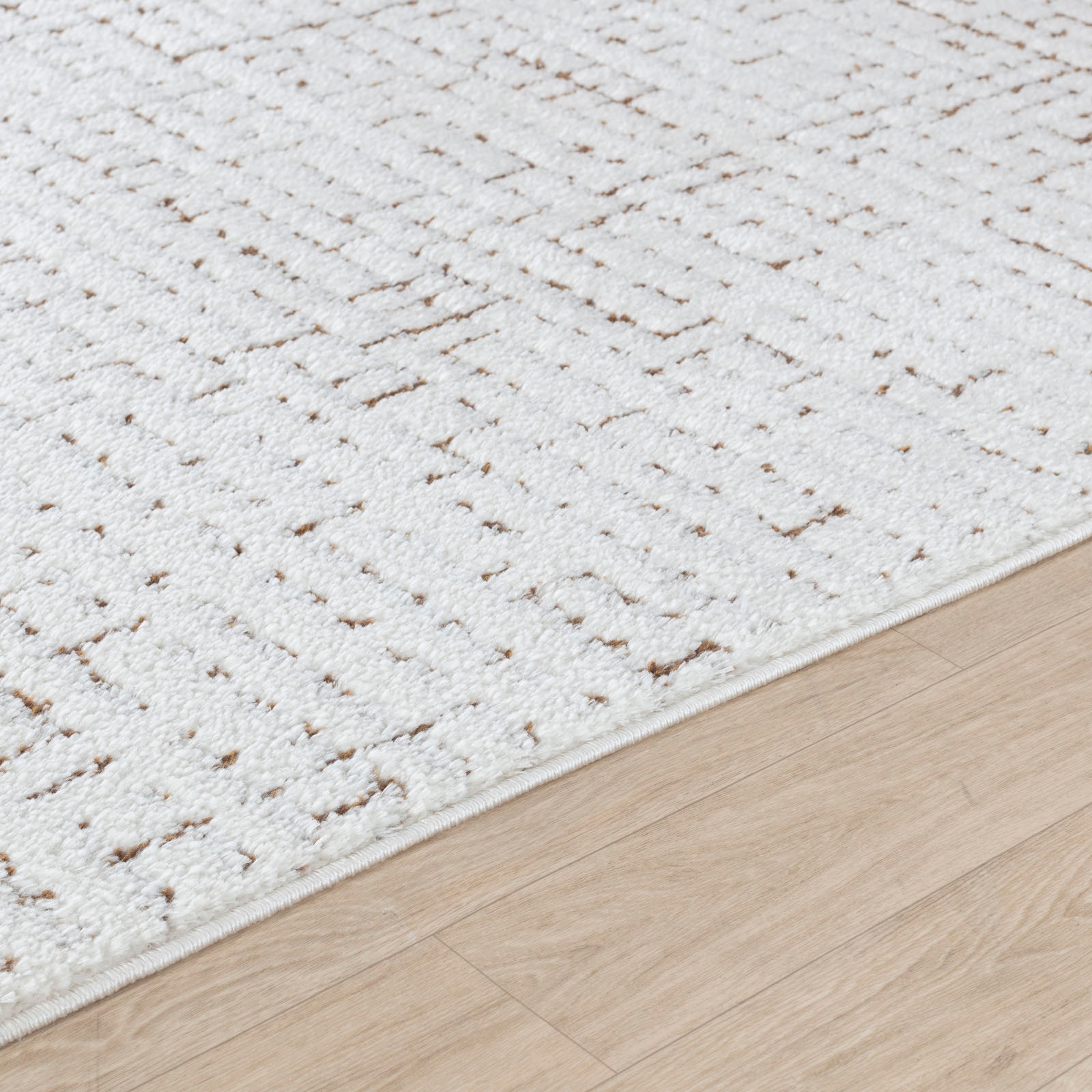 Livabliss Teppich »PRAGUE«, rechteckig, 14 mm Höhe, Skandi Design, Modern Boho Kurzflor Wohnzimmerteppich, Schlafzimmer