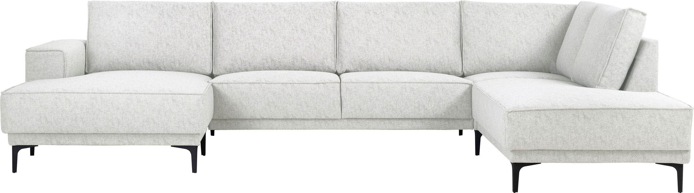 Places of Style Wohnlandschaft »XXL Sofa Oland, Struktur, Flachgewebe, Luxu günstig online kaufen