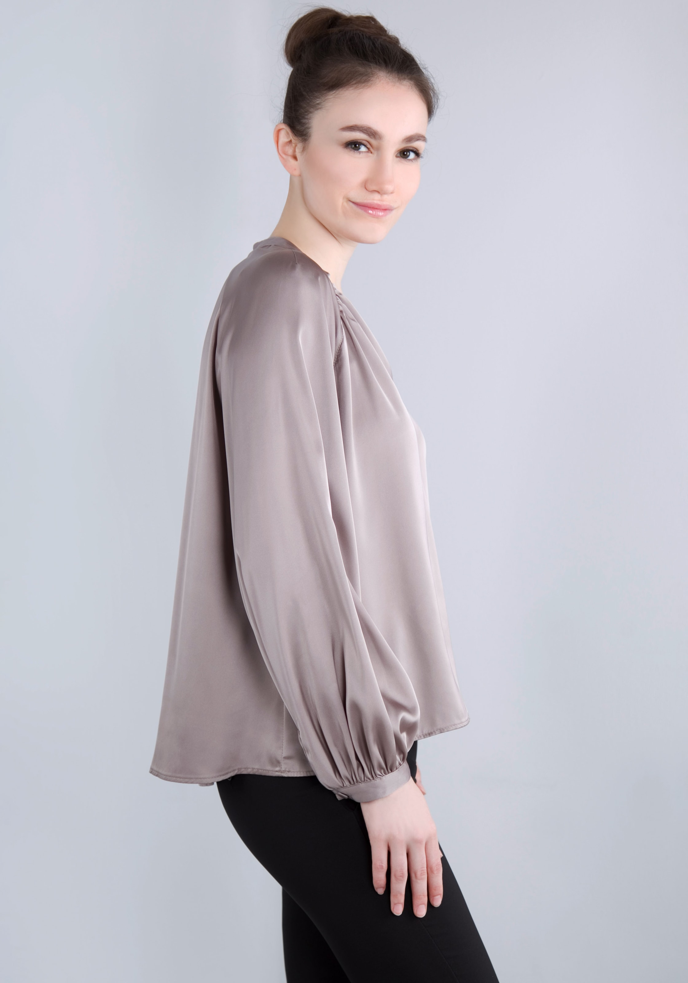 IMPERIAL Blusenshirt, in satinierter Optik