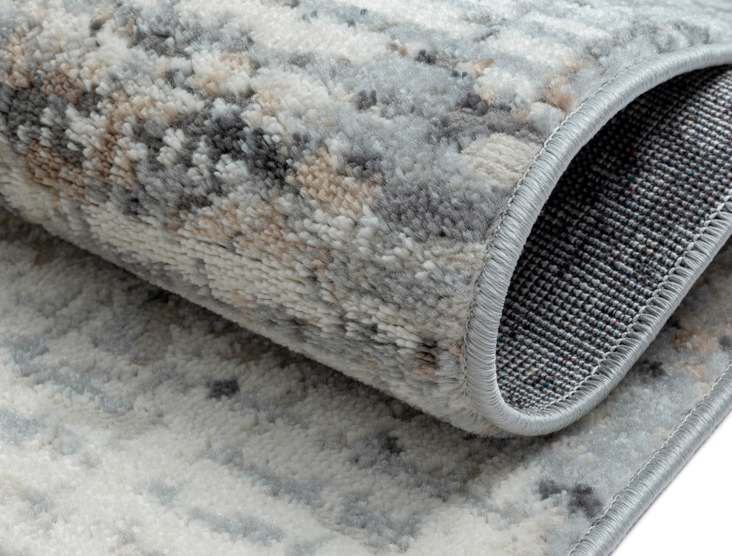 OTTO home Teppich »Kaylan, LAGERRÄUMUNG!« rechteckig 8 mm Höhe Kurzflor, modernes Design, pflegeleicht, Wohnzimmer