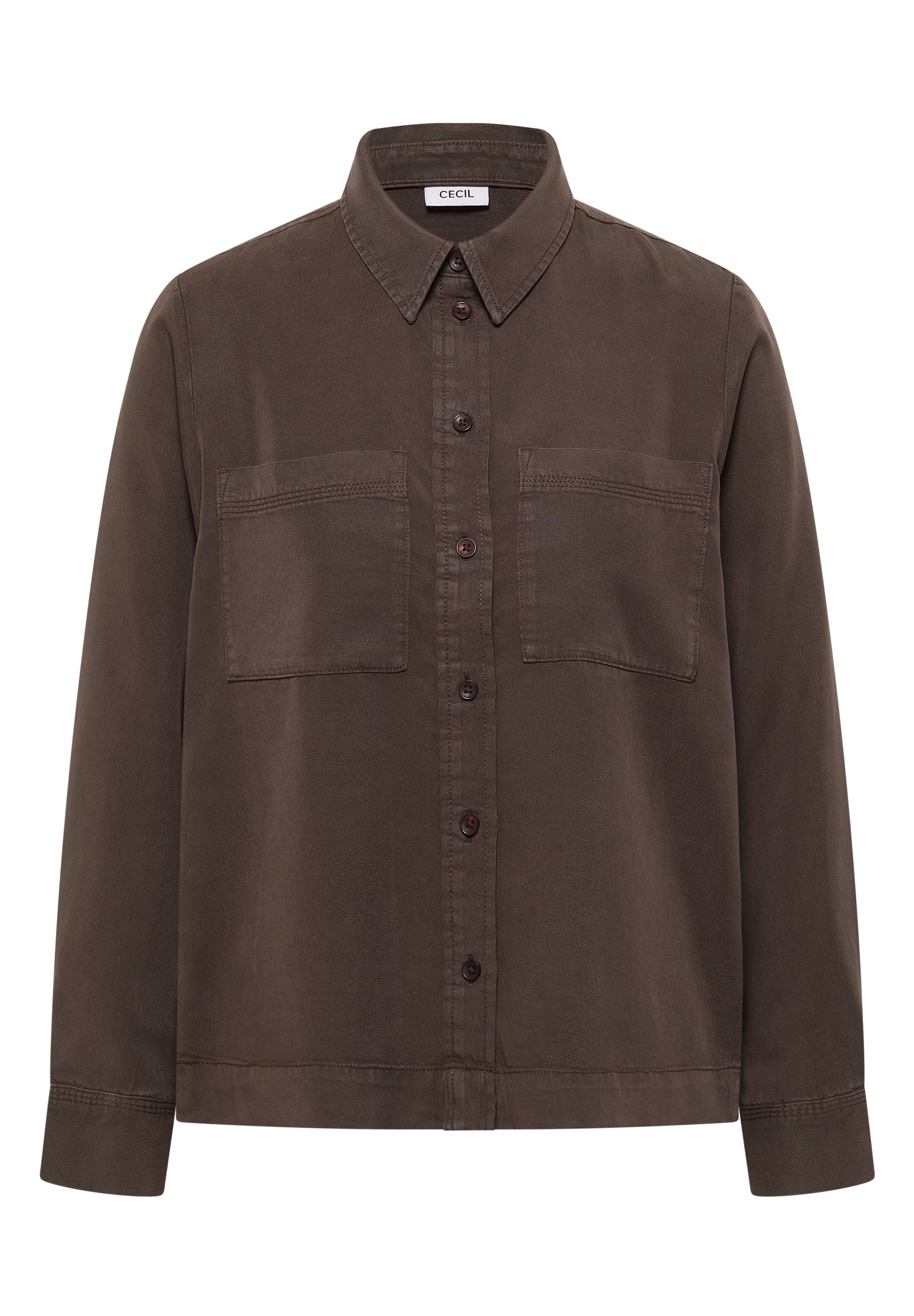 Cecil Langarmbluse aus atmungsaktivem Lyocell