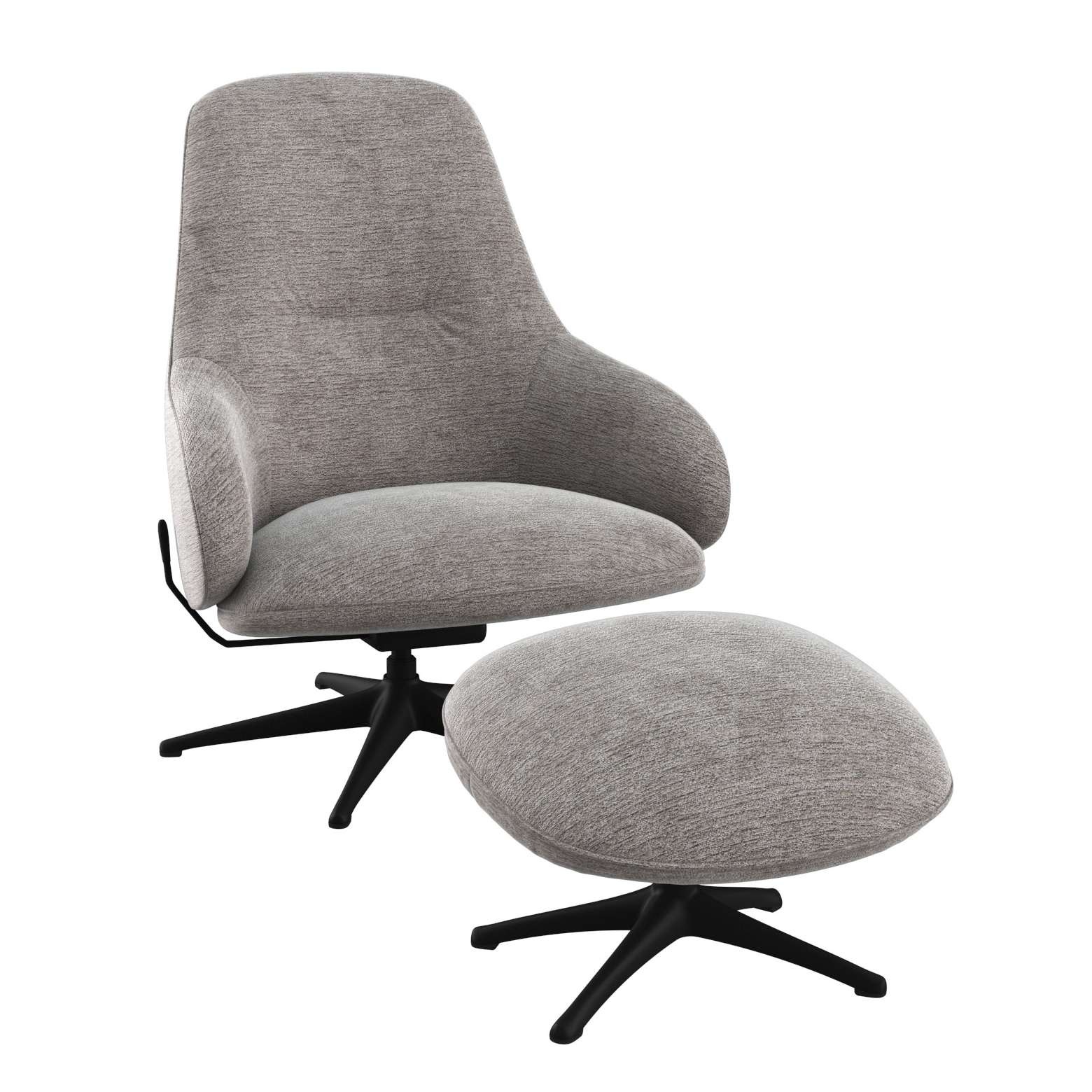 FLEXLUX Drehsessel »Falcone, TV-Loungesessel, Fernsehsessel, Polstersessel, günstig online kaufen