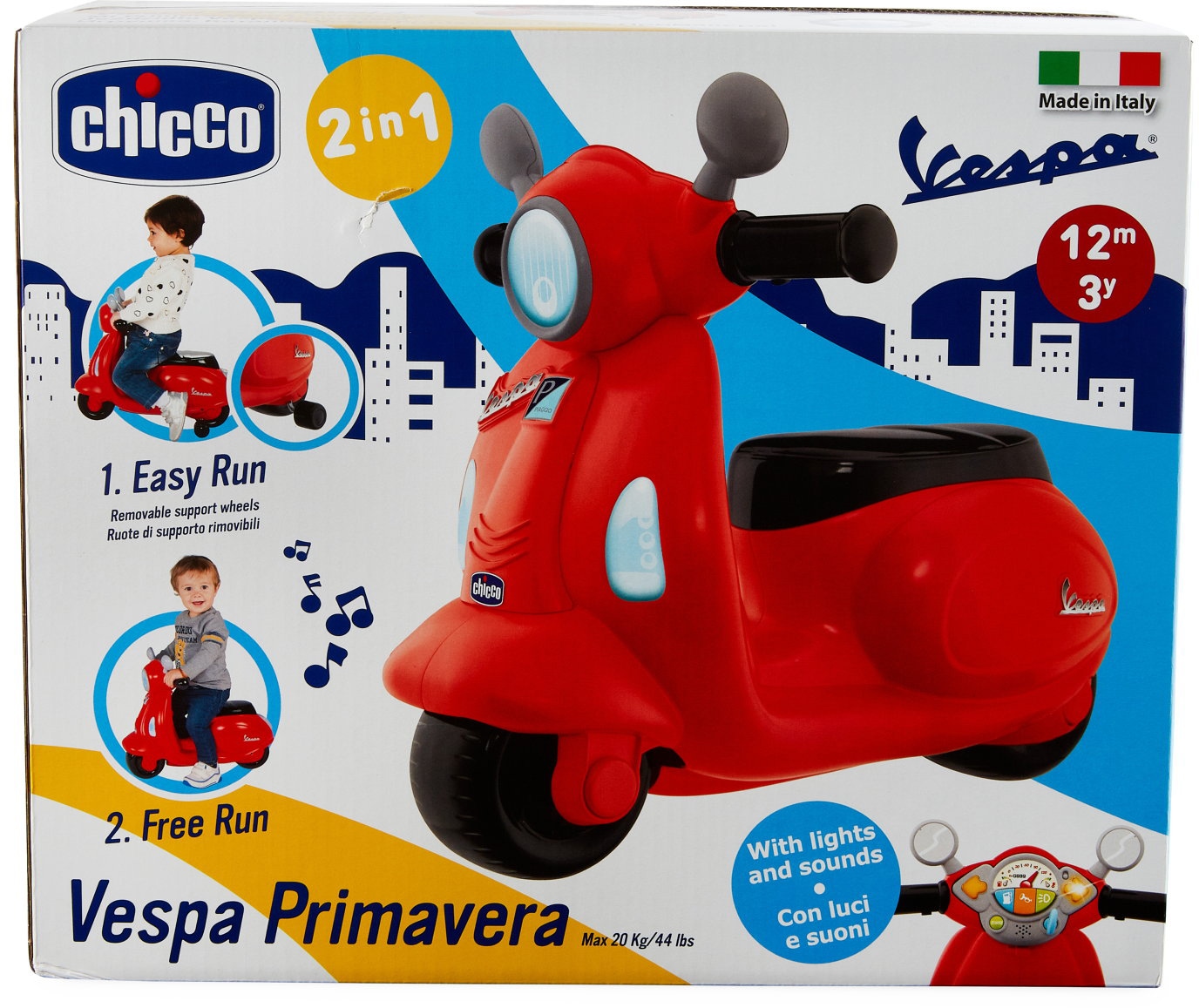 Chicco Rutschmotorrad »Kleine Vespa«, Made in Europe