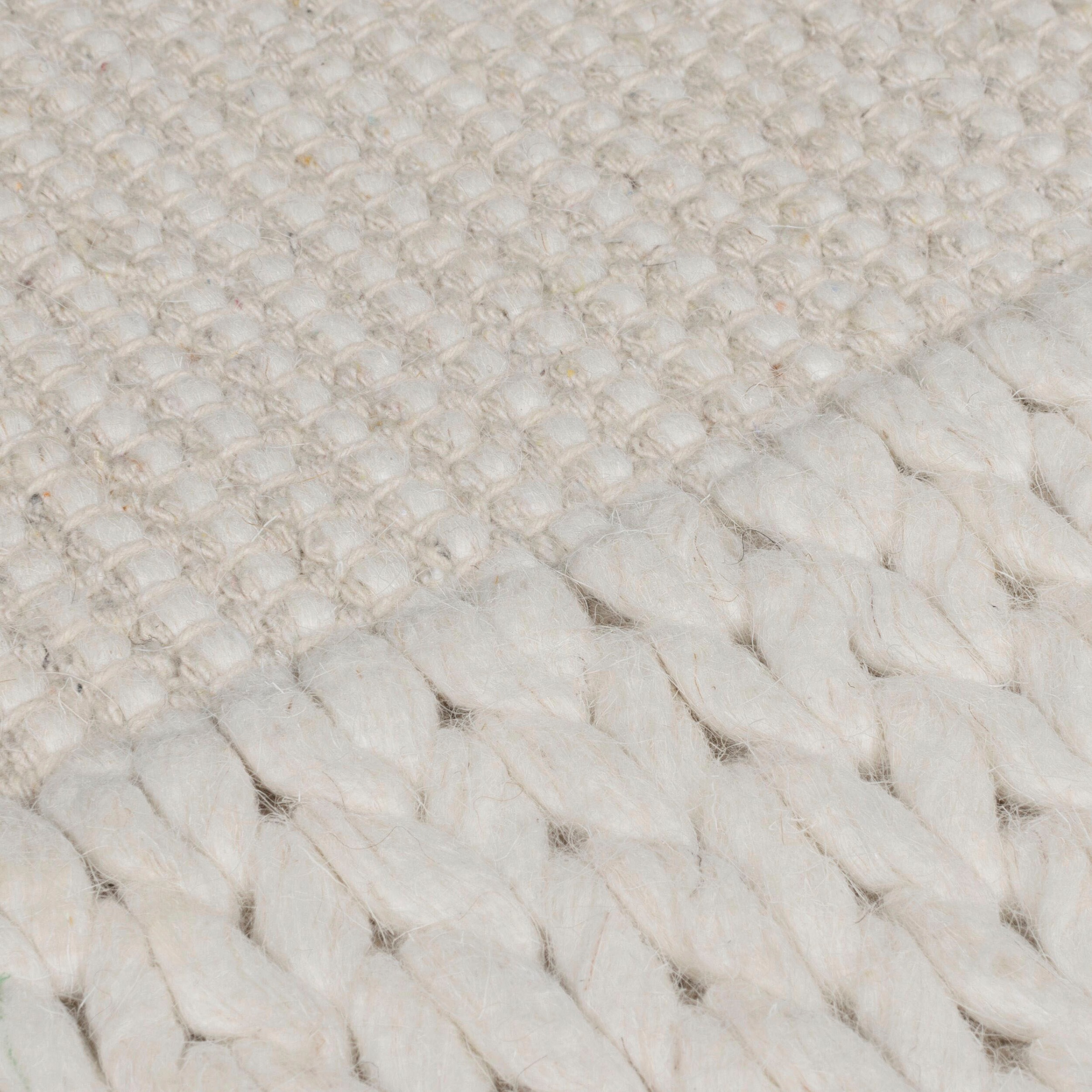 FLAIR RUGS Teppich »Rue« rechteckig 10 mm Höhe aus einem Wollmischgewebe, handgearbeitet