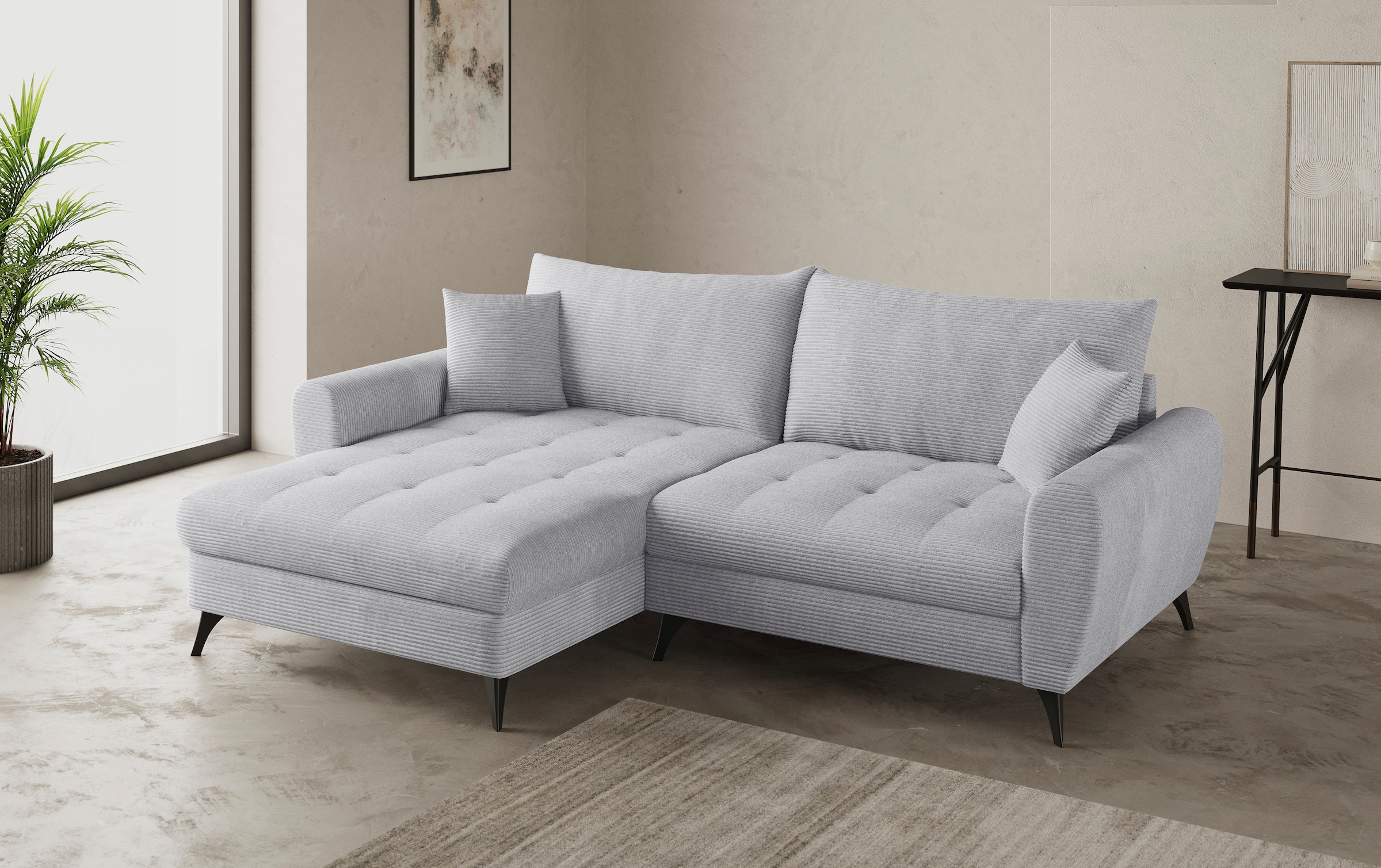 Mr. Couch Ecksofa "Blackburn II, L-Form", Mit Kaltschaumpolsterung bis 140 günstig online kaufen