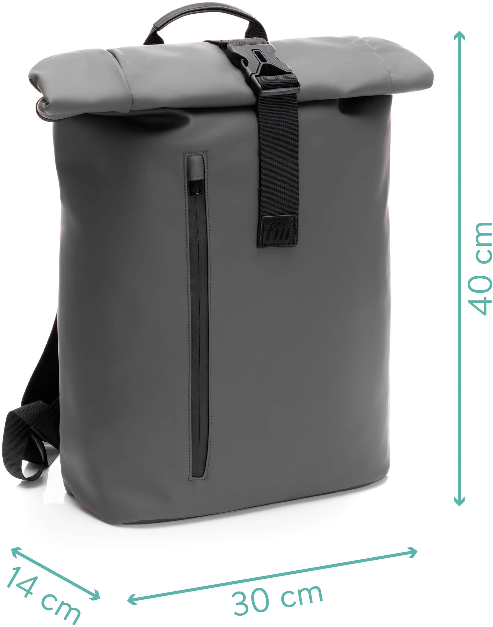 Fillikid Wickelrucksack »Oslo, grau«