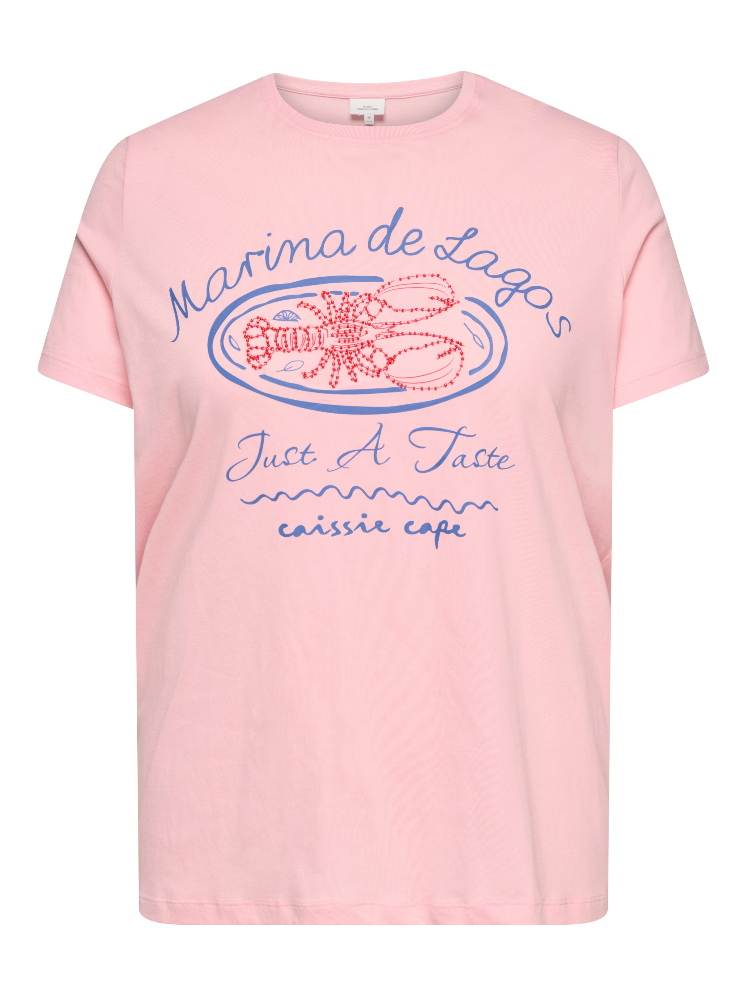 ONLY CARMAKOMA Kurzarmshirt »CARINES LIFE S/S O-NECK REG FIT TEE JRS«