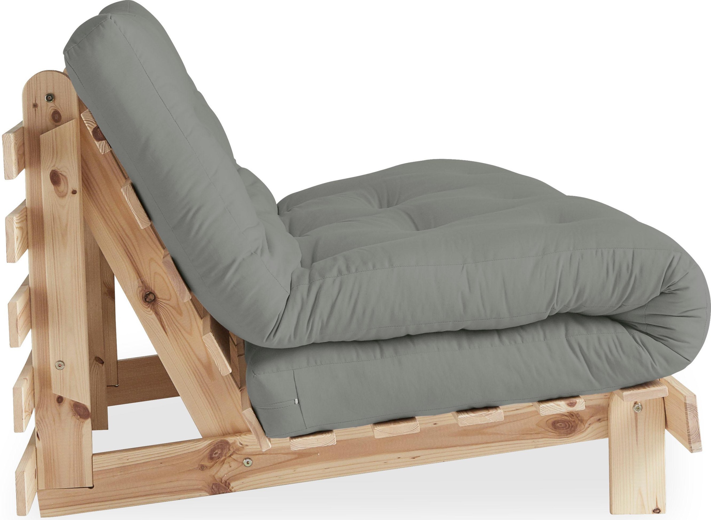 Karup Design Daybett »Roots Schlafsofa, Gästebett, Sofa inkl. Futonmatratze«, Liegefläche 90/140/160 x200 cm, FSC® zertifizierte Kiefer