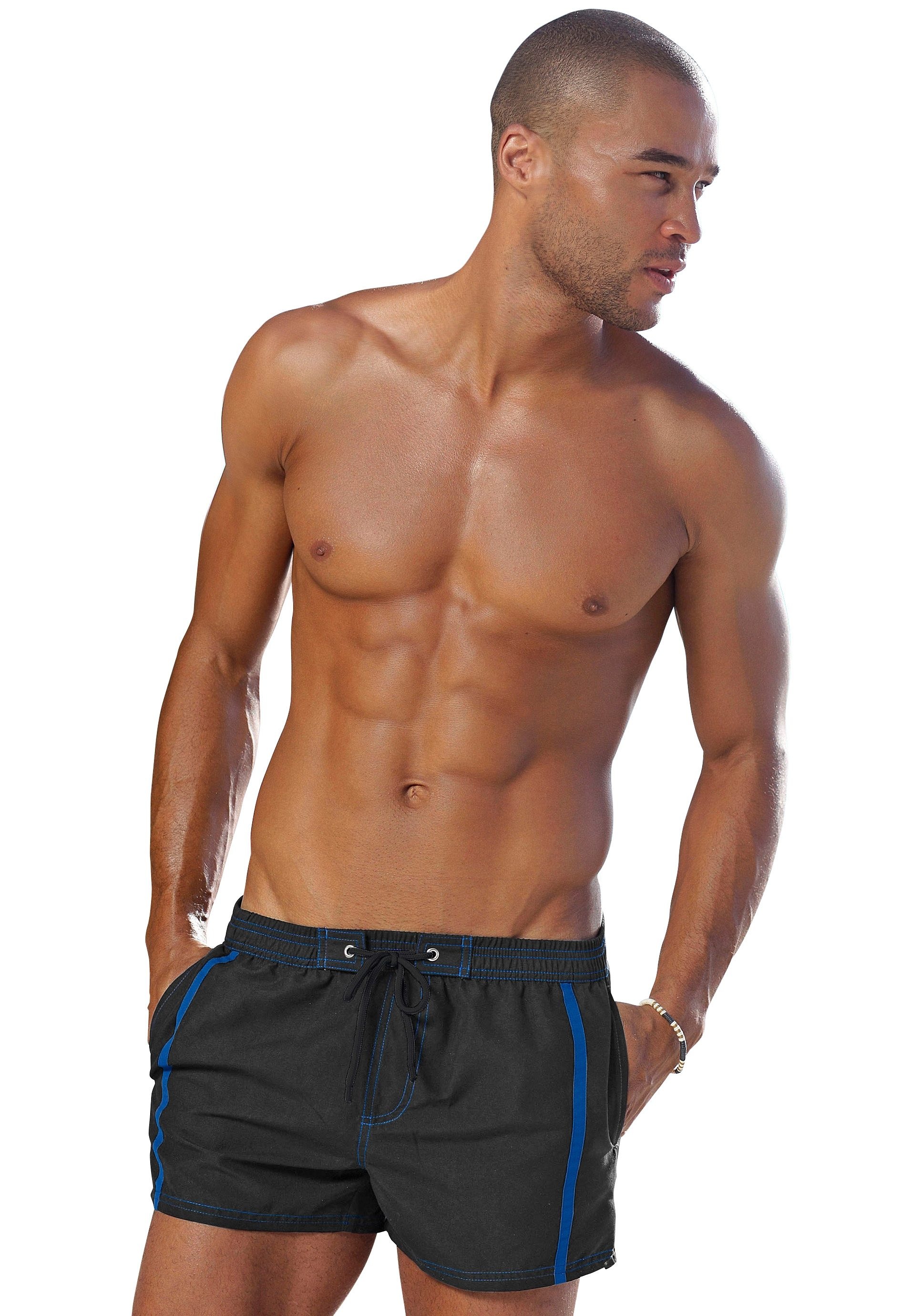 Bild von Buffalo Badeshorts, mit Kontraststreifen