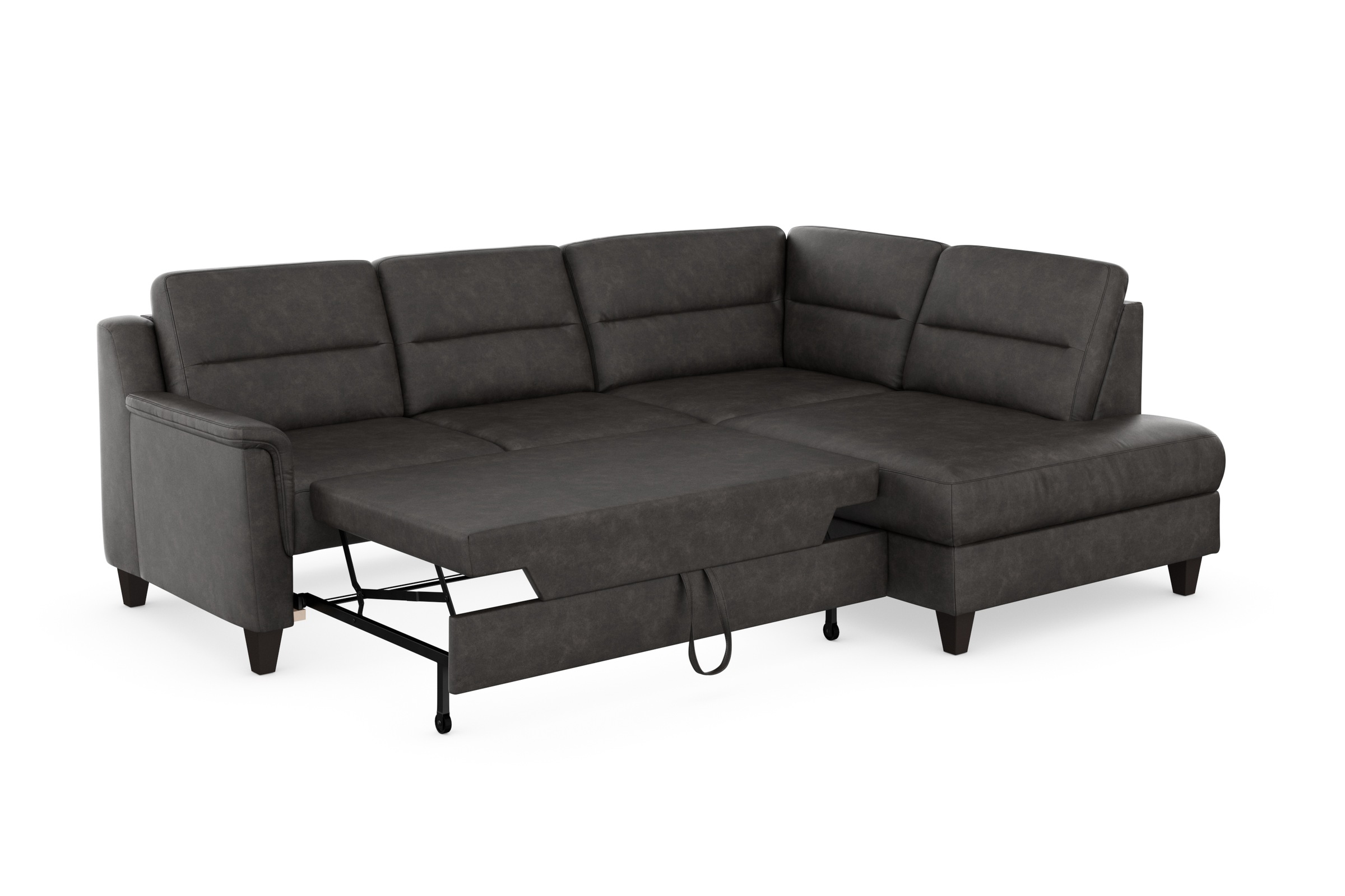 sit&more Ecksofa »Farö L-Form«, inklusive Federkern, wahlweise mit Bettfunktion und Bettkasten
