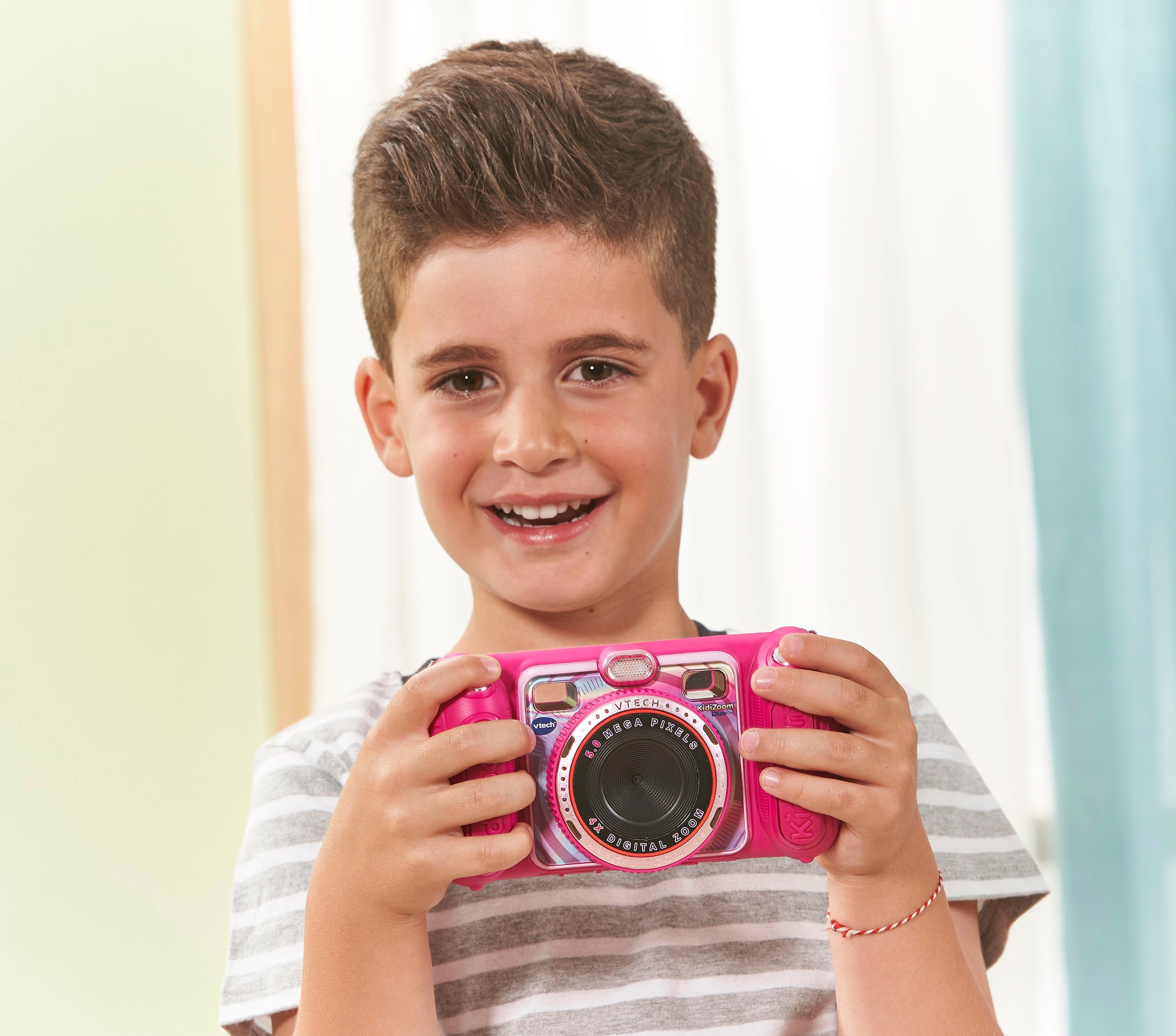 Vtech® Kinderkamera »KidiZoom Duo Pro, pink«, inklusive Tragetasche