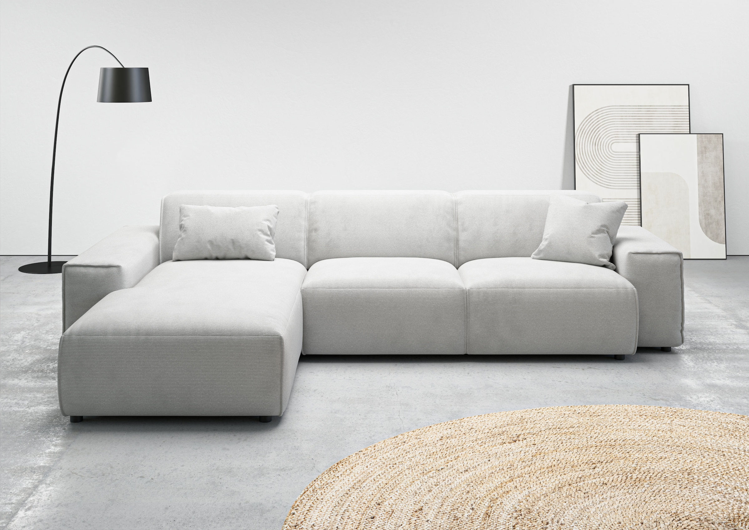 andas Ecksofa »Glimminge auch in Breitcord, Feincord, Bouclé + Easy care-Be günstig online kaufen
