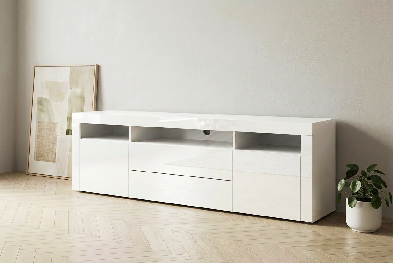 borchardt Möbel Lowboard »Santa Fé, TV-Schrank 166 cm breit« Push-to-open-Funktion, 2 Türen, 2 Schubkästen und 3 offene Fächer