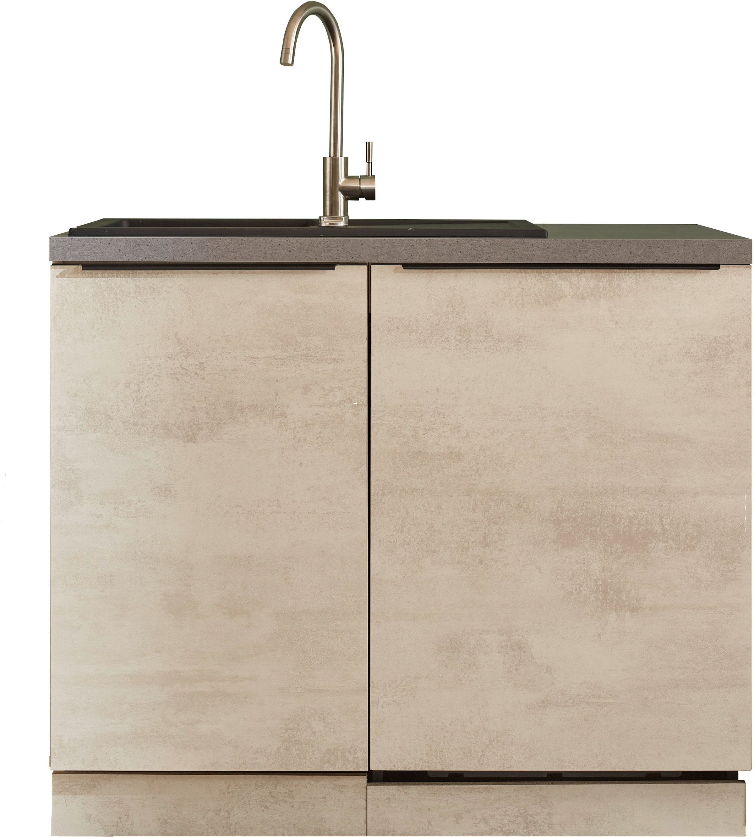 BASIC by Balculina Spülenschrank »Sanibel Spülenschrank, Küchenschrank BxHxT 110x94x60«, (1 St.), Breite 110cm, Melaminbeschichtung