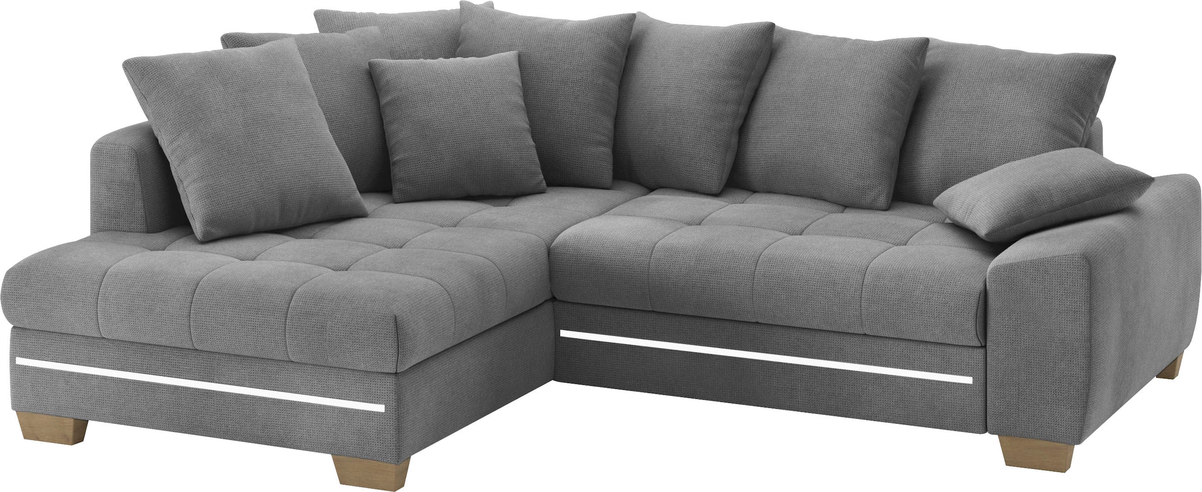 Mr. Couch Ecksofa »Nikita II, L-Form« mit RGB-LED Beleuchtung, wahlweise mi günstig online kaufen