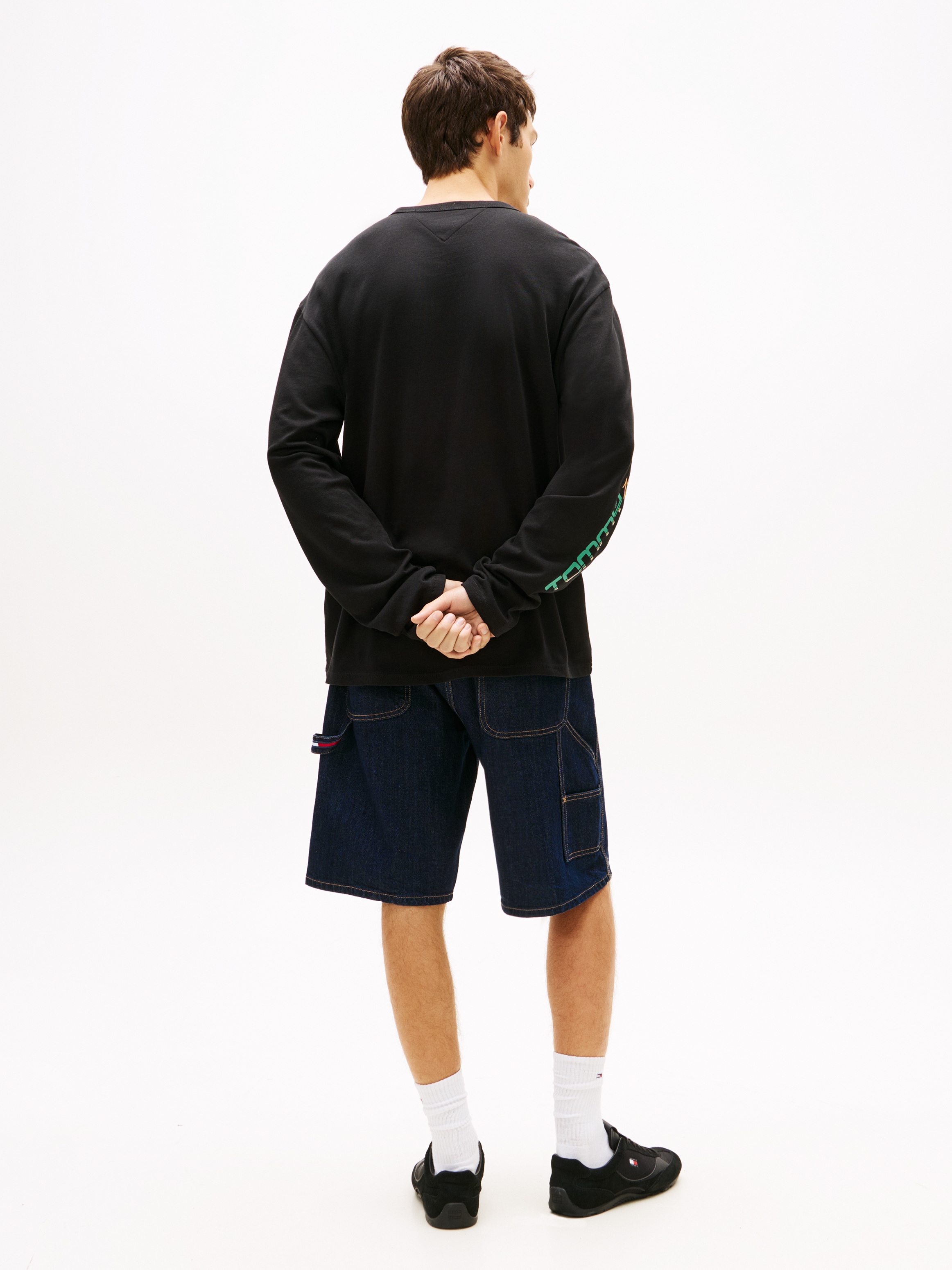 Tommy Jeans Langarmshirt RELAXED FIT mit Print