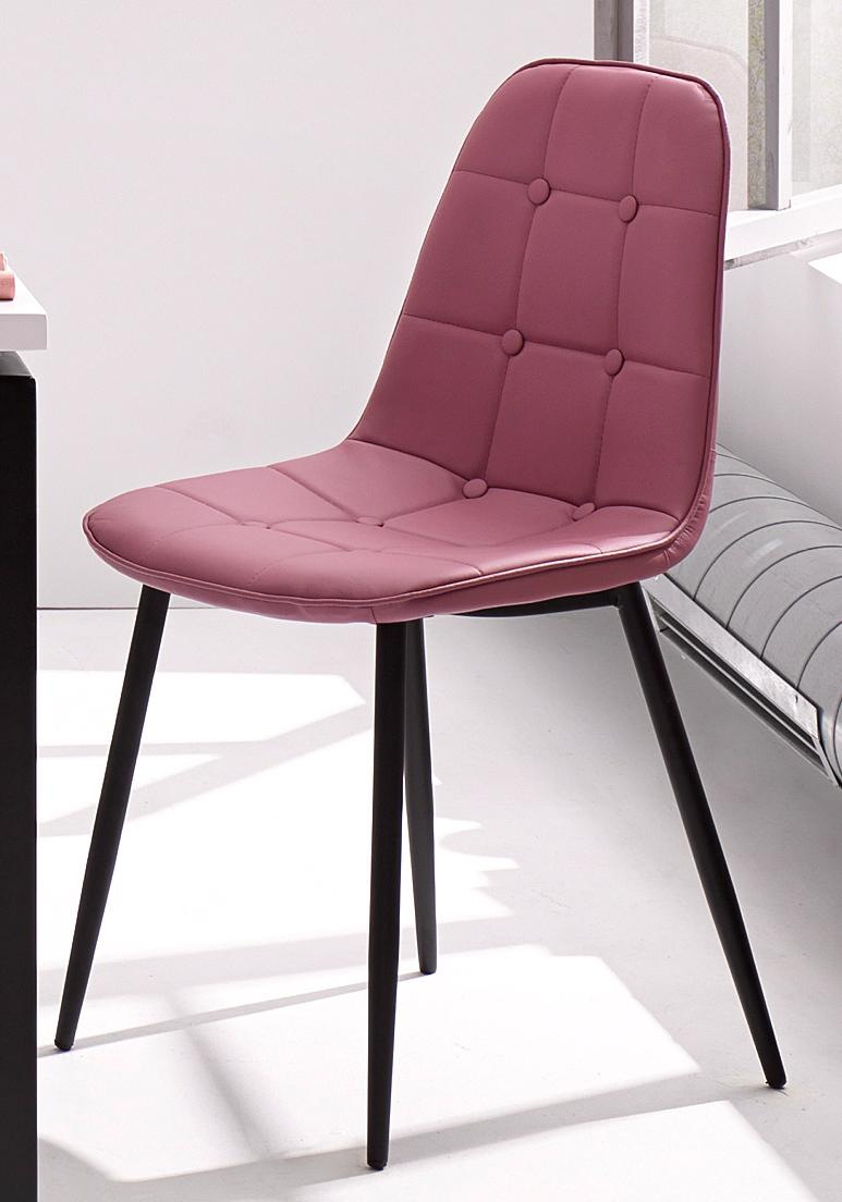 INOSIGN Essgruppe Esstisch, Breite 160 cm und 4 Esszimmerstühle, Bezug in K günstig online kaufen