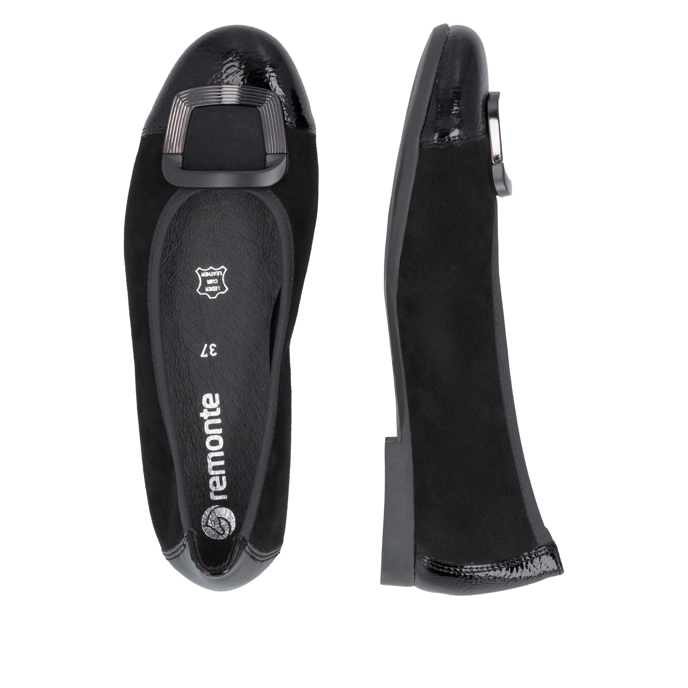 Remonte Ballerina  Ballerina, Businessschuh, Festtagsschuh mit Lackspitze