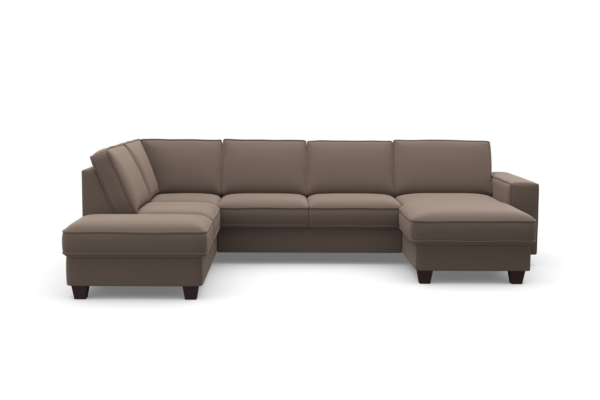 Home affaire Wohnlandschaft »County U-Form« wahlweise Ottomane links oder r günstig online kaufen