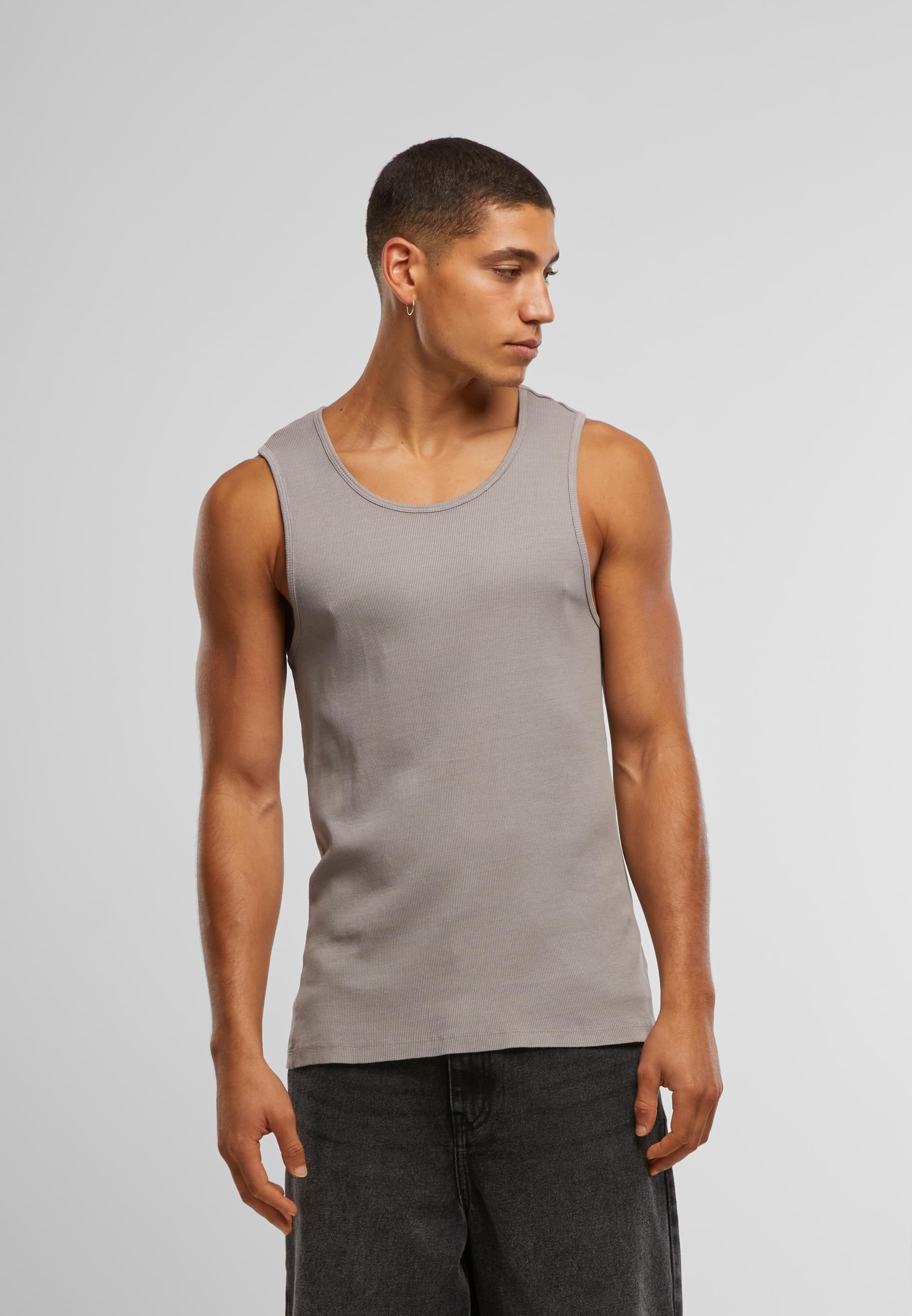 URBAN CLASSICS Tanktop »Urban Classics Washed Rib Tanktop« 1 Stk.